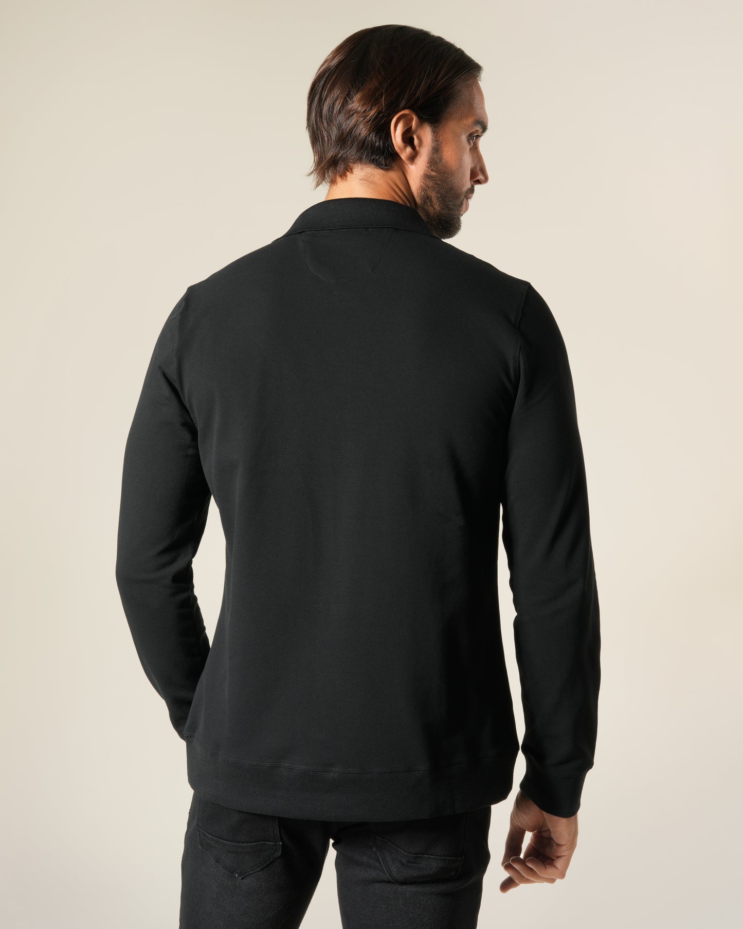 Casual Long Sleeve Polo Shirt