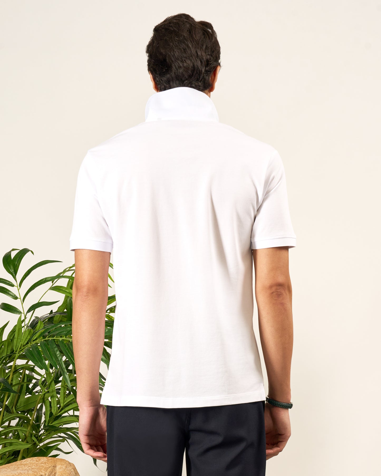 Pique Mercerized Cotton Polo Tshirt