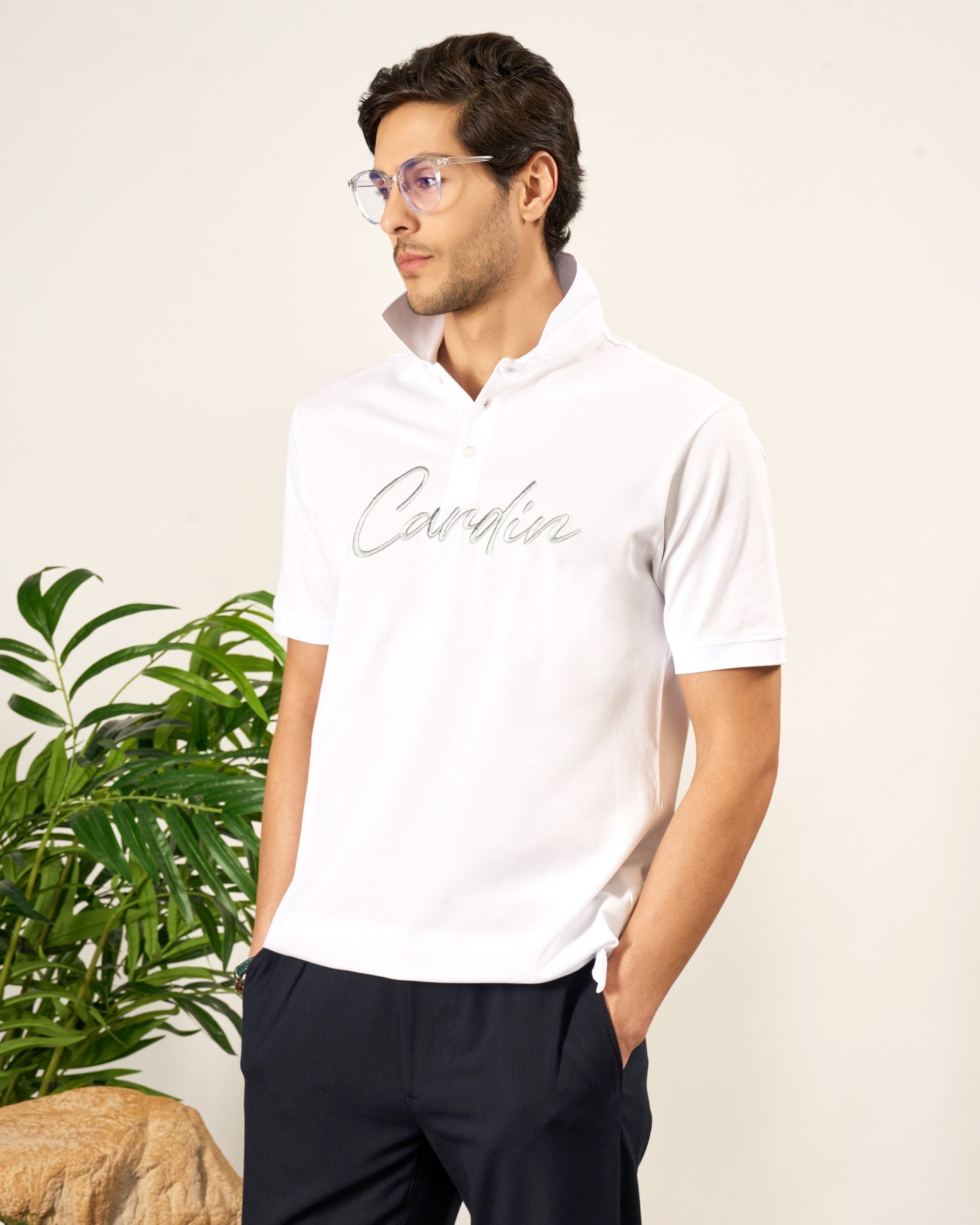 Pique Mercerized Cotton Polo Tshirt