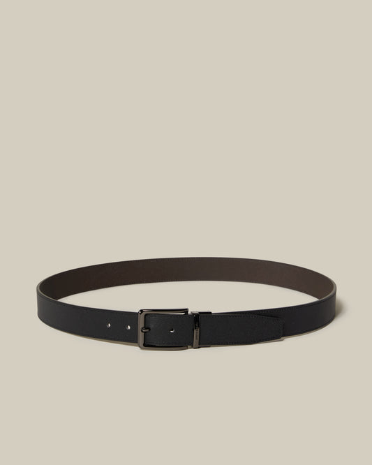 Two-Tone Leather Belt