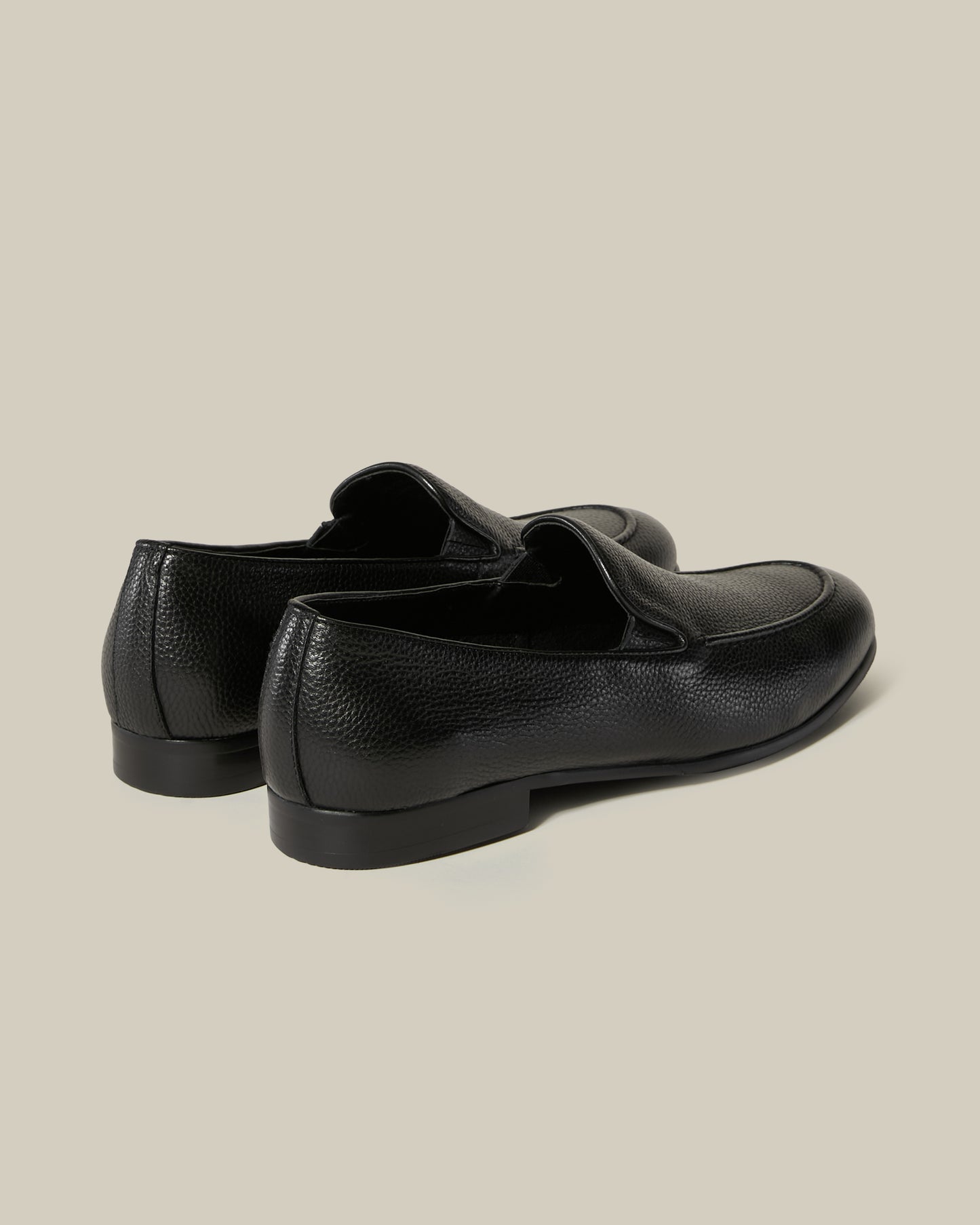 Pebbled Finish Loafers