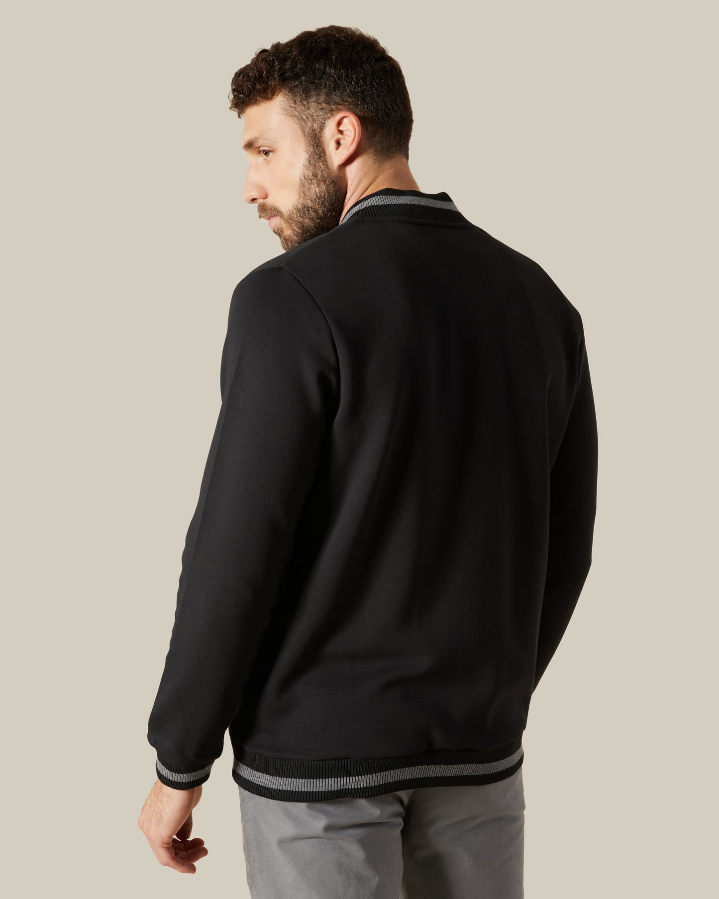 Monochrome Zip Jacket