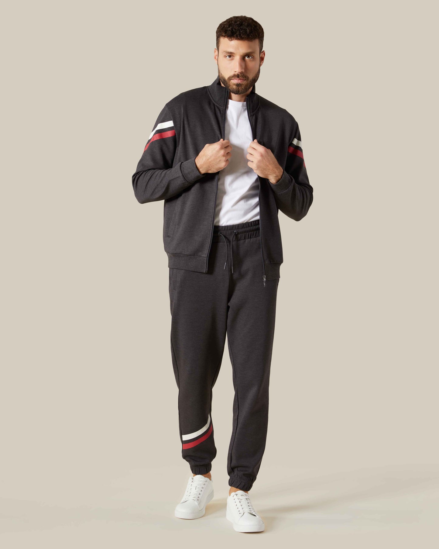 Two-Striped Track Jacket
