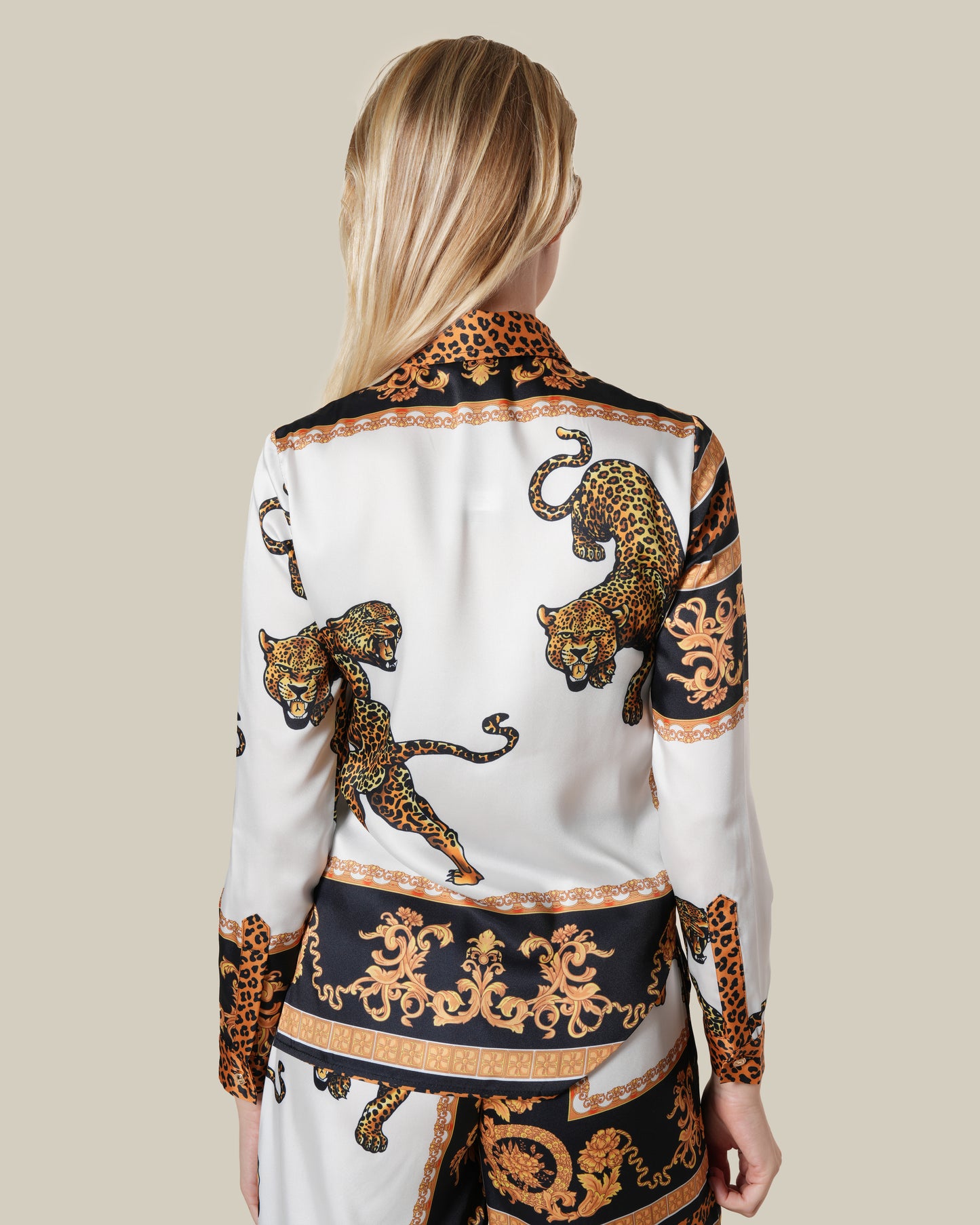 Leopard Baroque Printed Shirt