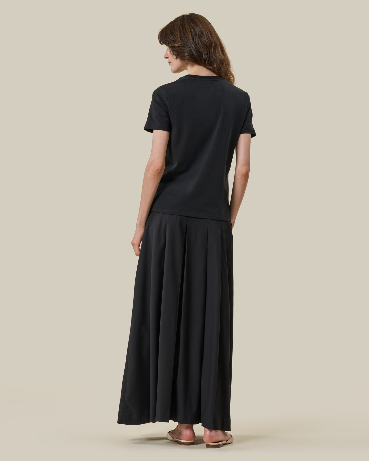 Black Beaded Bow T-Shirt
