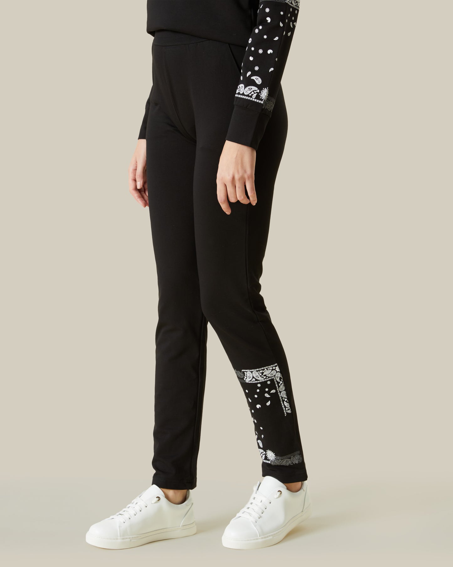 Paisley Accented Tracksuit Set