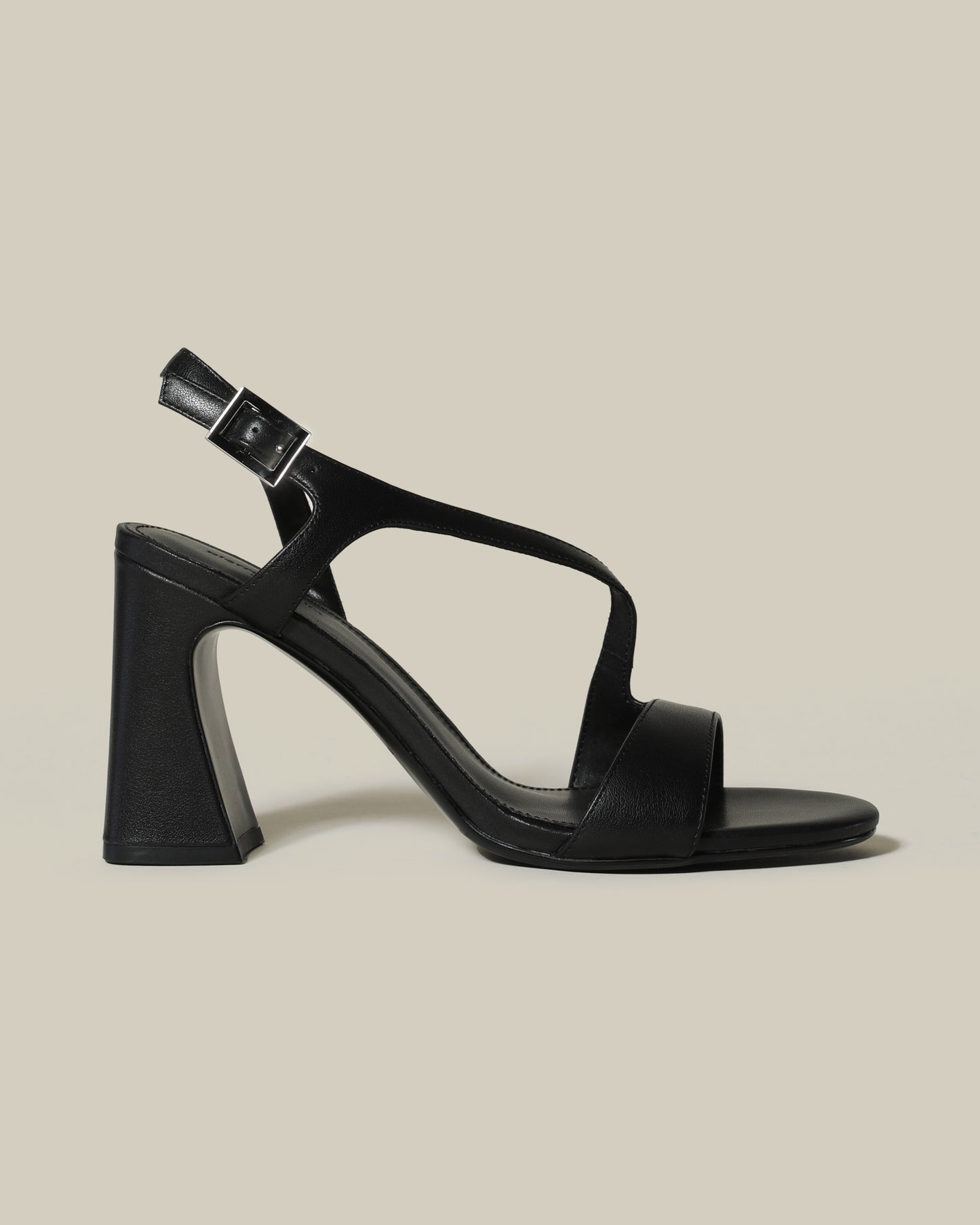 Slim Strap Block Heels