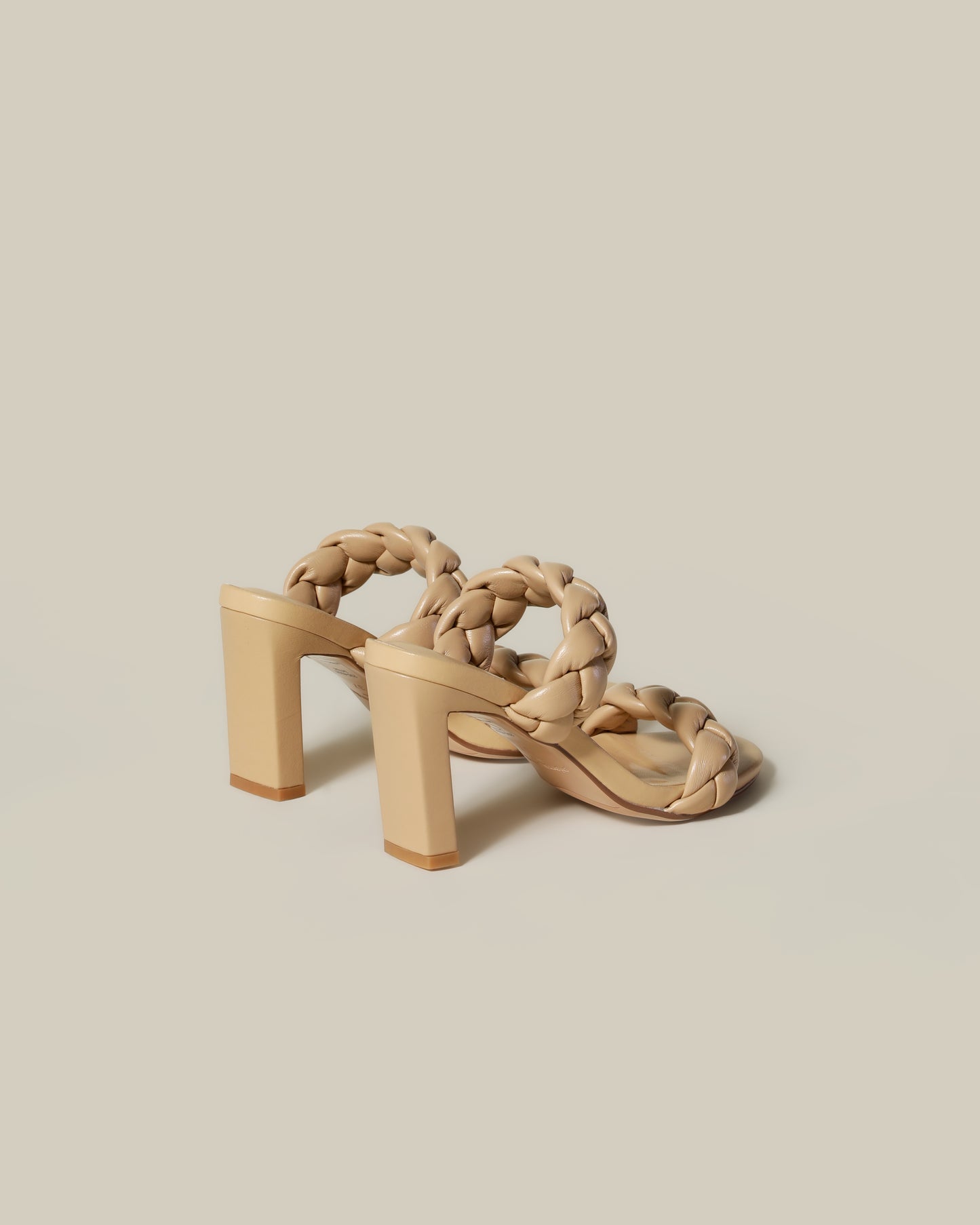 Braided Band Block Heels