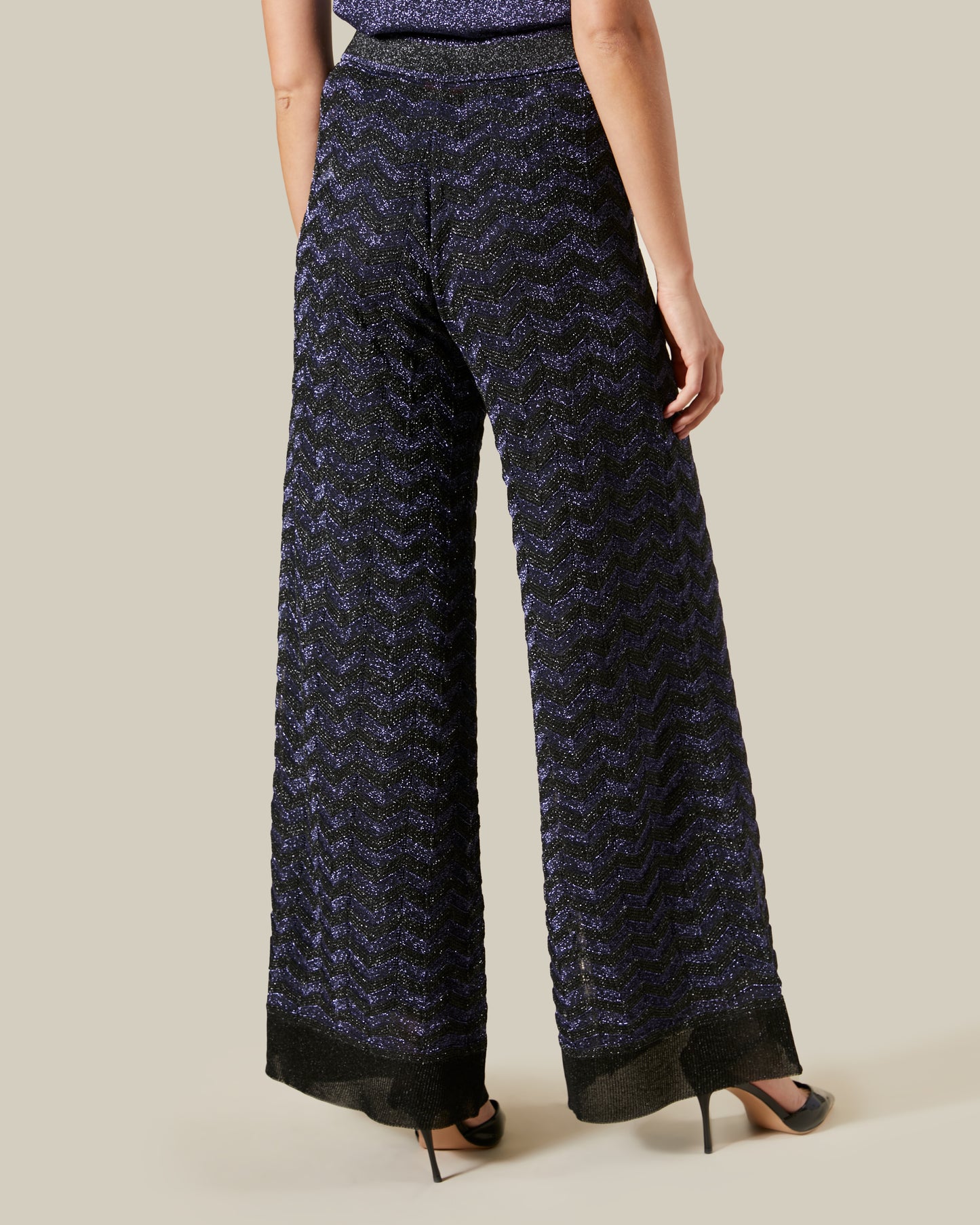 Zig-Zag Patterned Pants