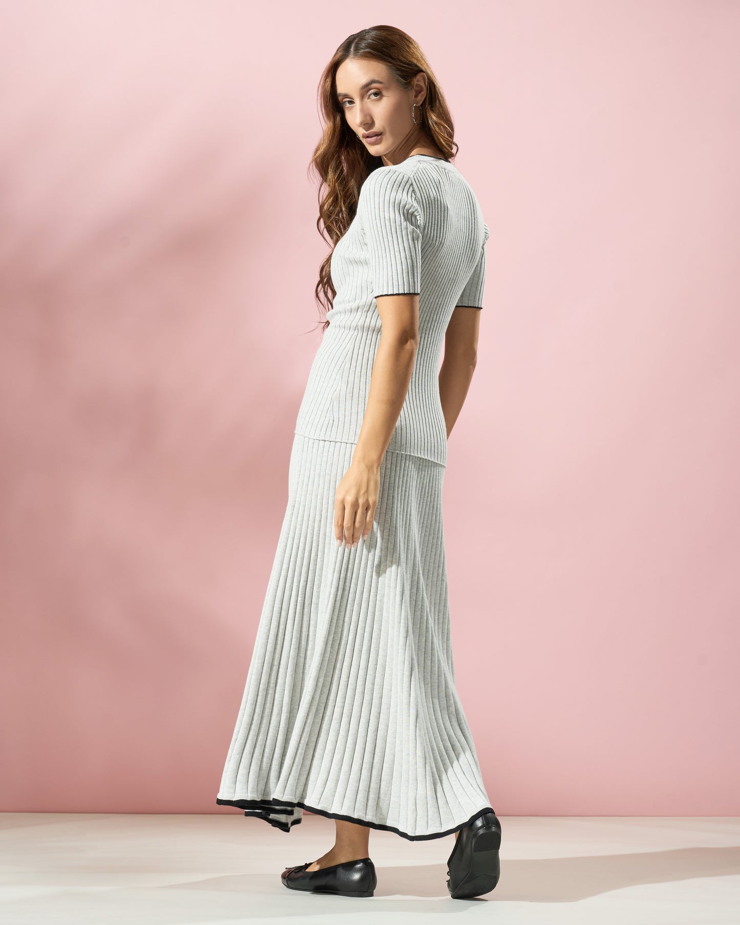 Ribbed Knit Tee
