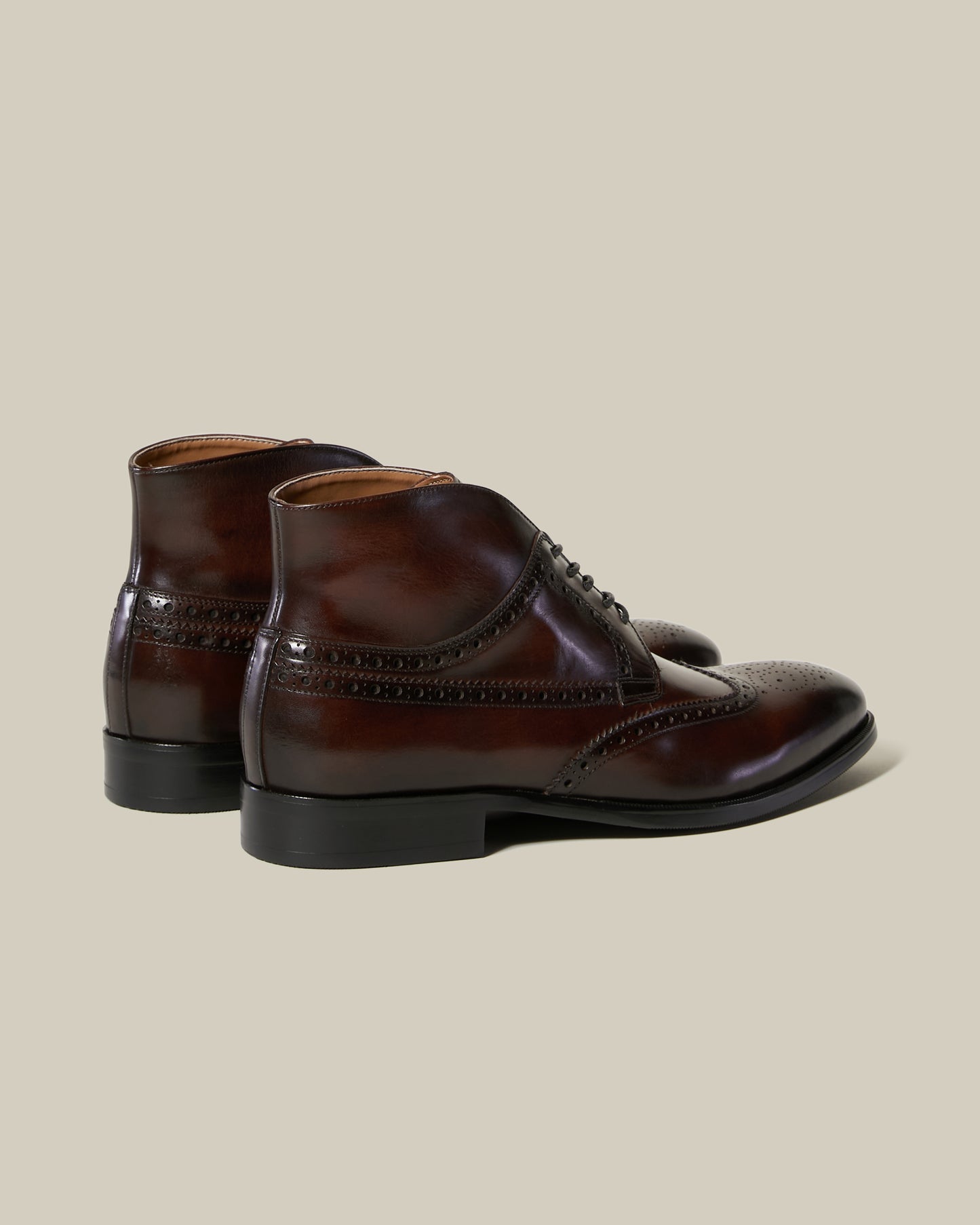 Brogue Accented Formal Boots