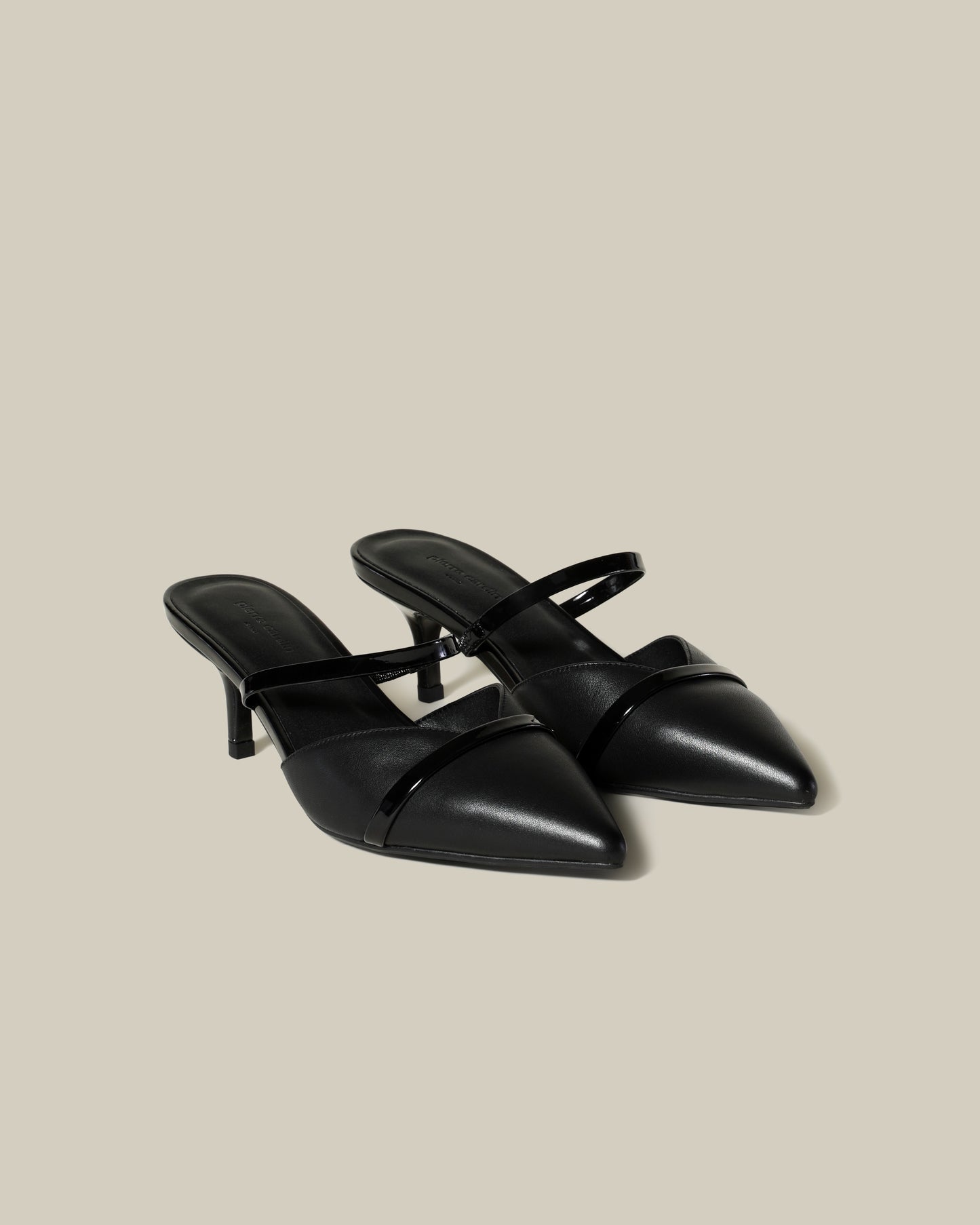 Patent Strap Accented Pumps