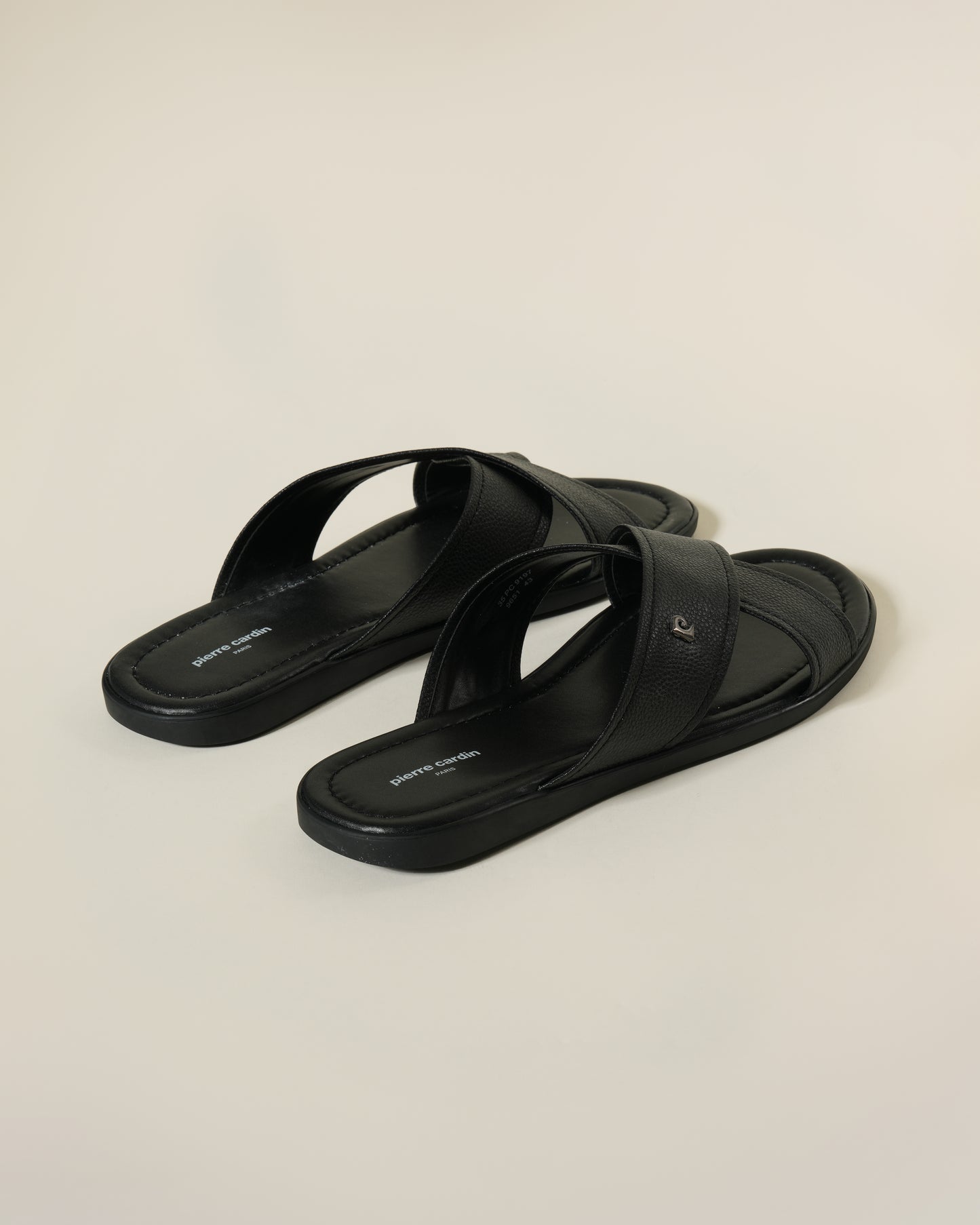 Logo Leather Sandals
