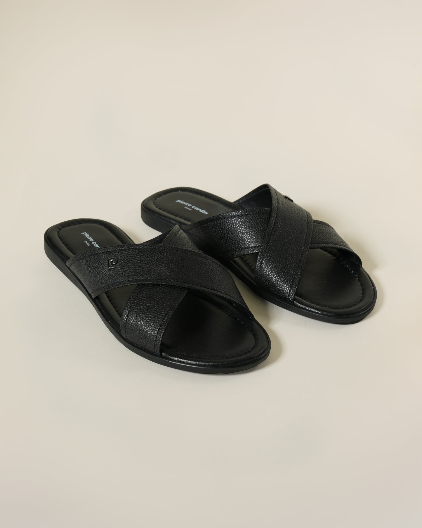 Logo Leather Sandals