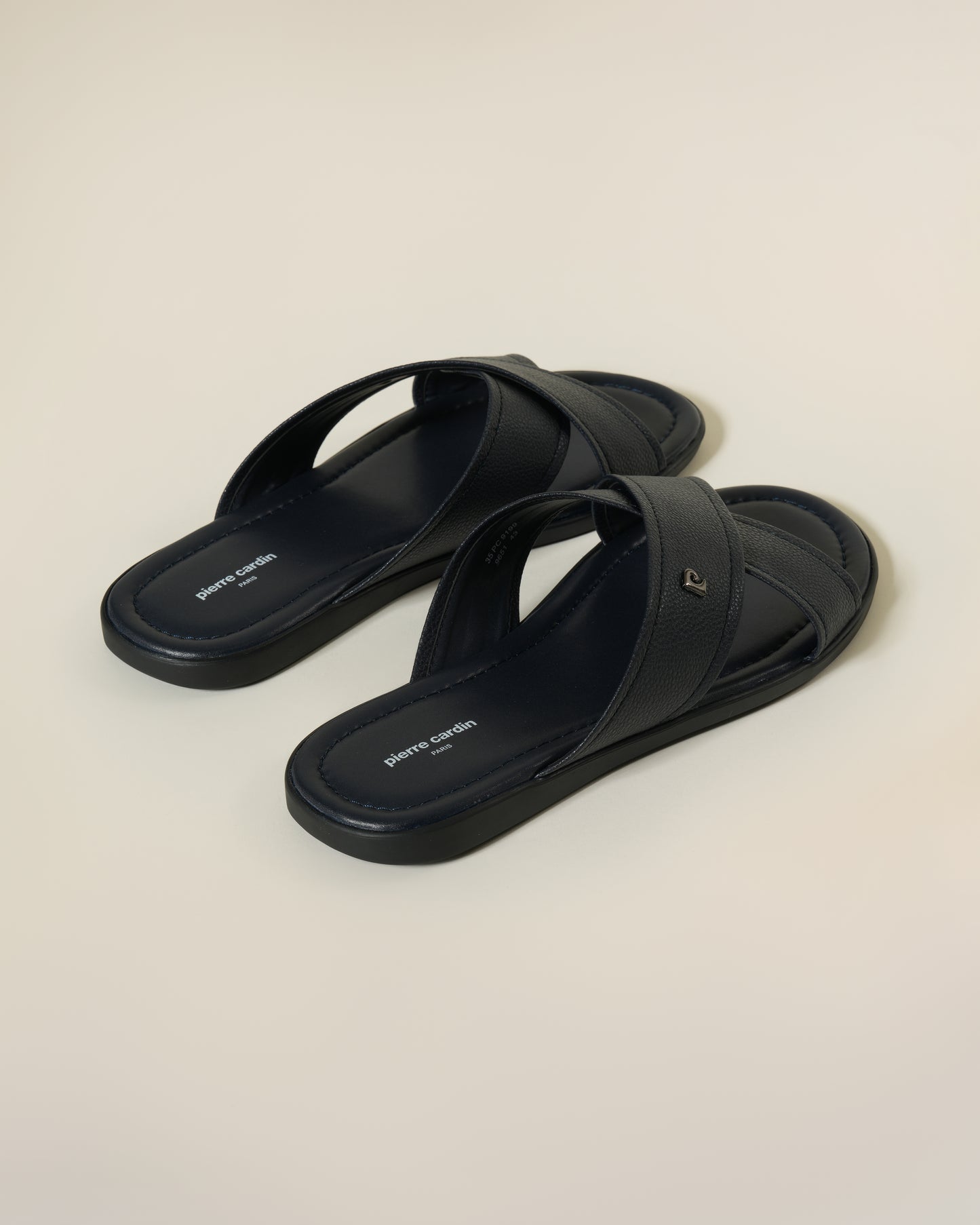 Logo Leather Sandals