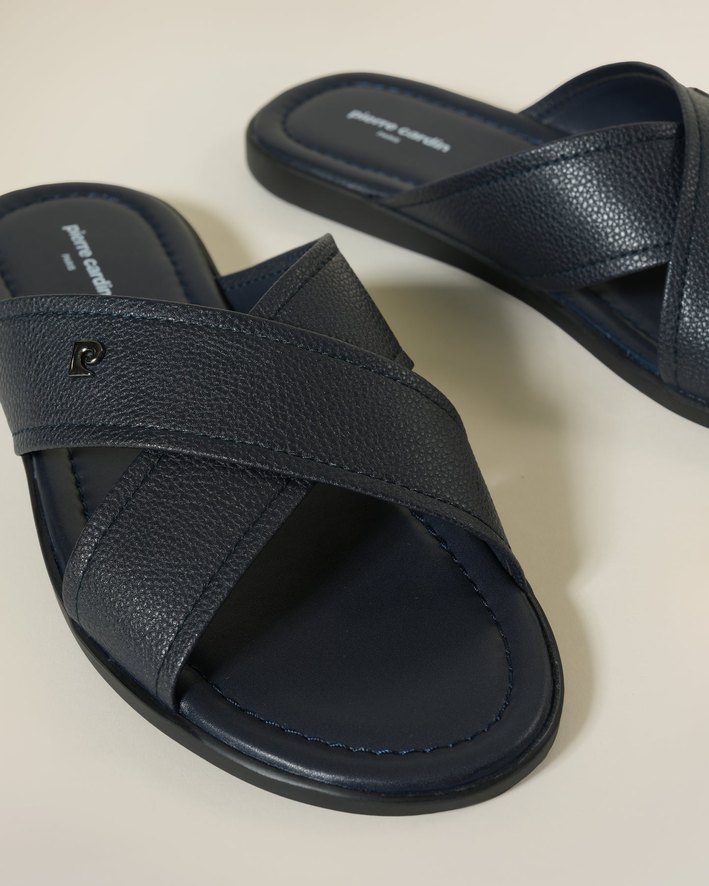 Logo Leather Sandals
