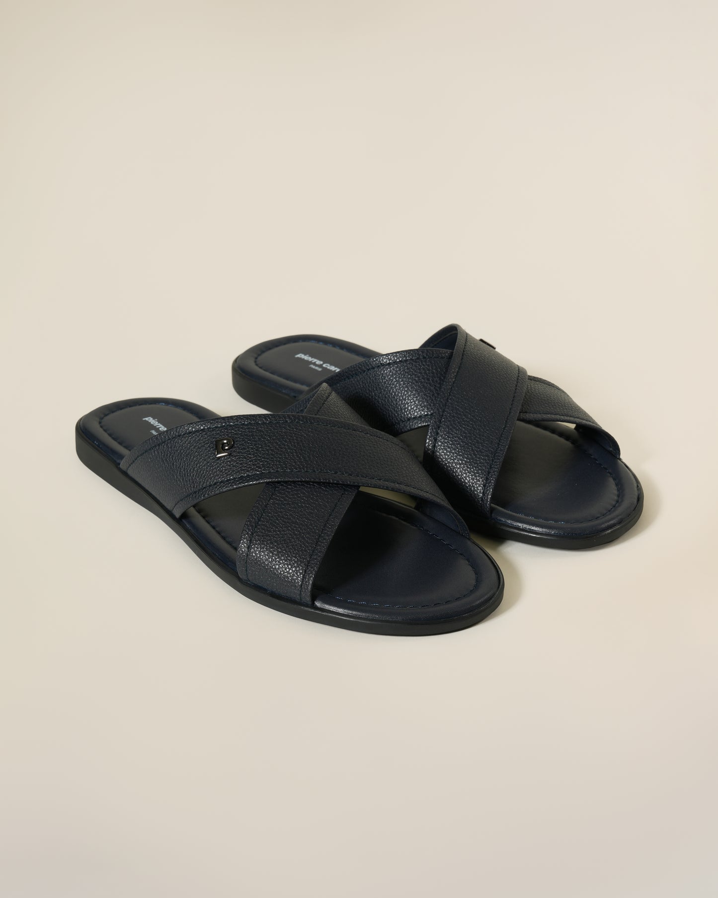Logo Leather Sandals