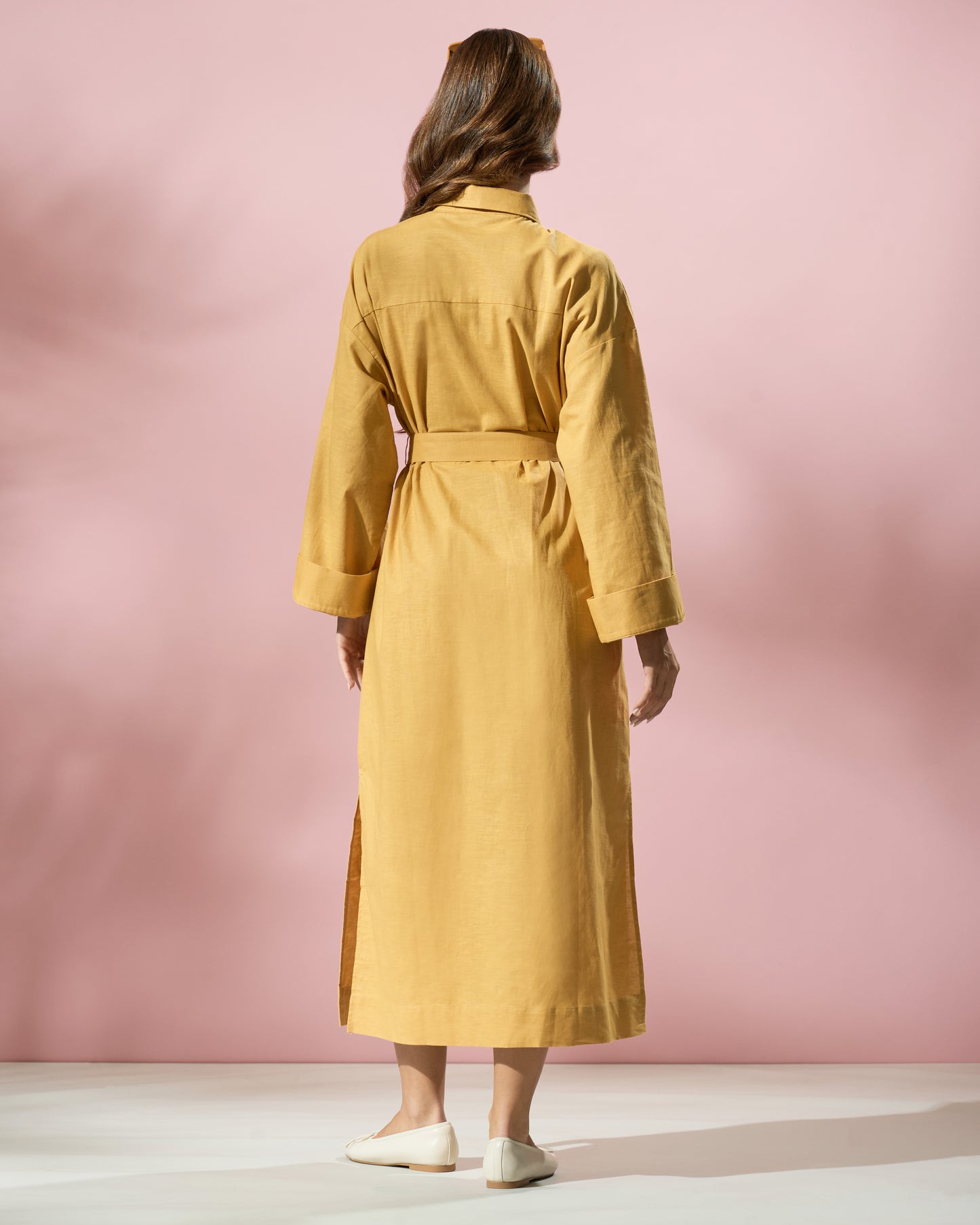 Classic Midi Shirt Dress