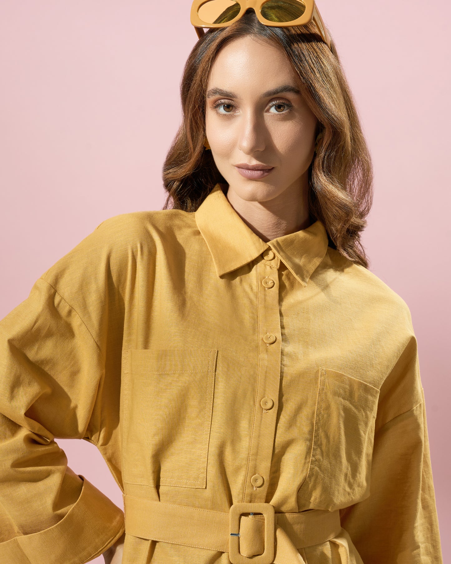 Classic Midi Shirt Dress
