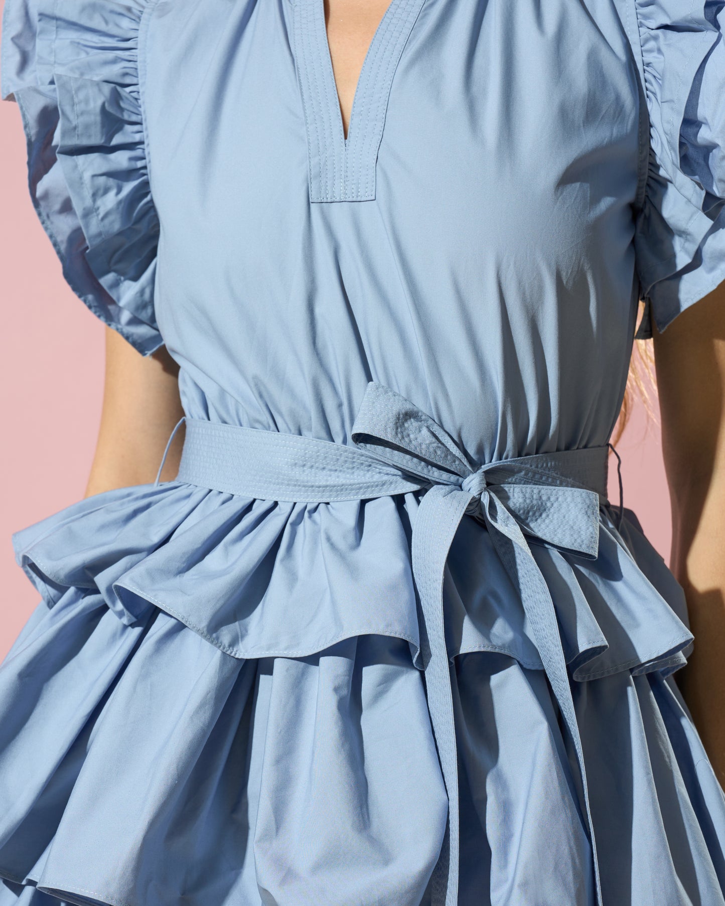 Ruffle Tiered Mini Dress