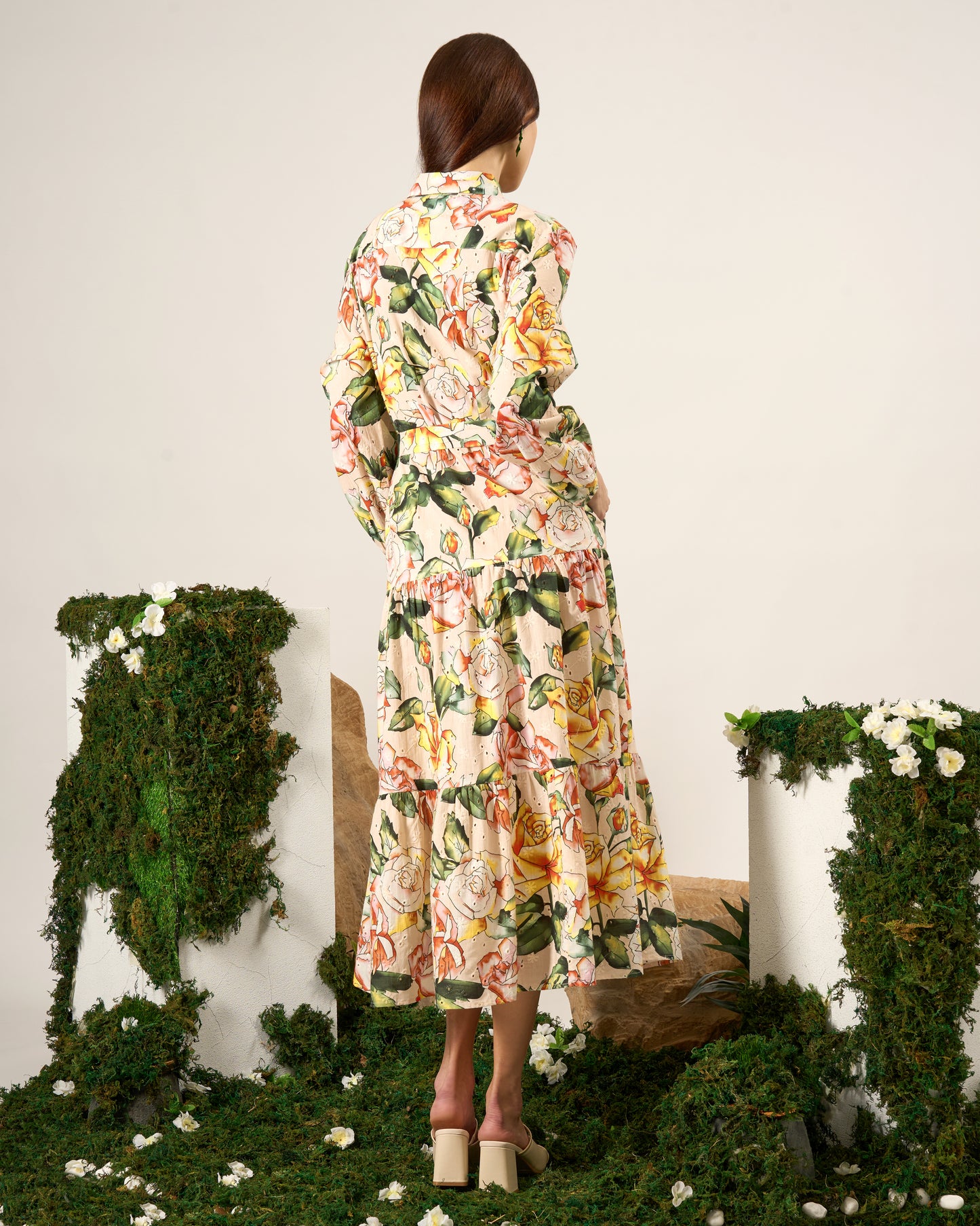 Printed Cotton Dress