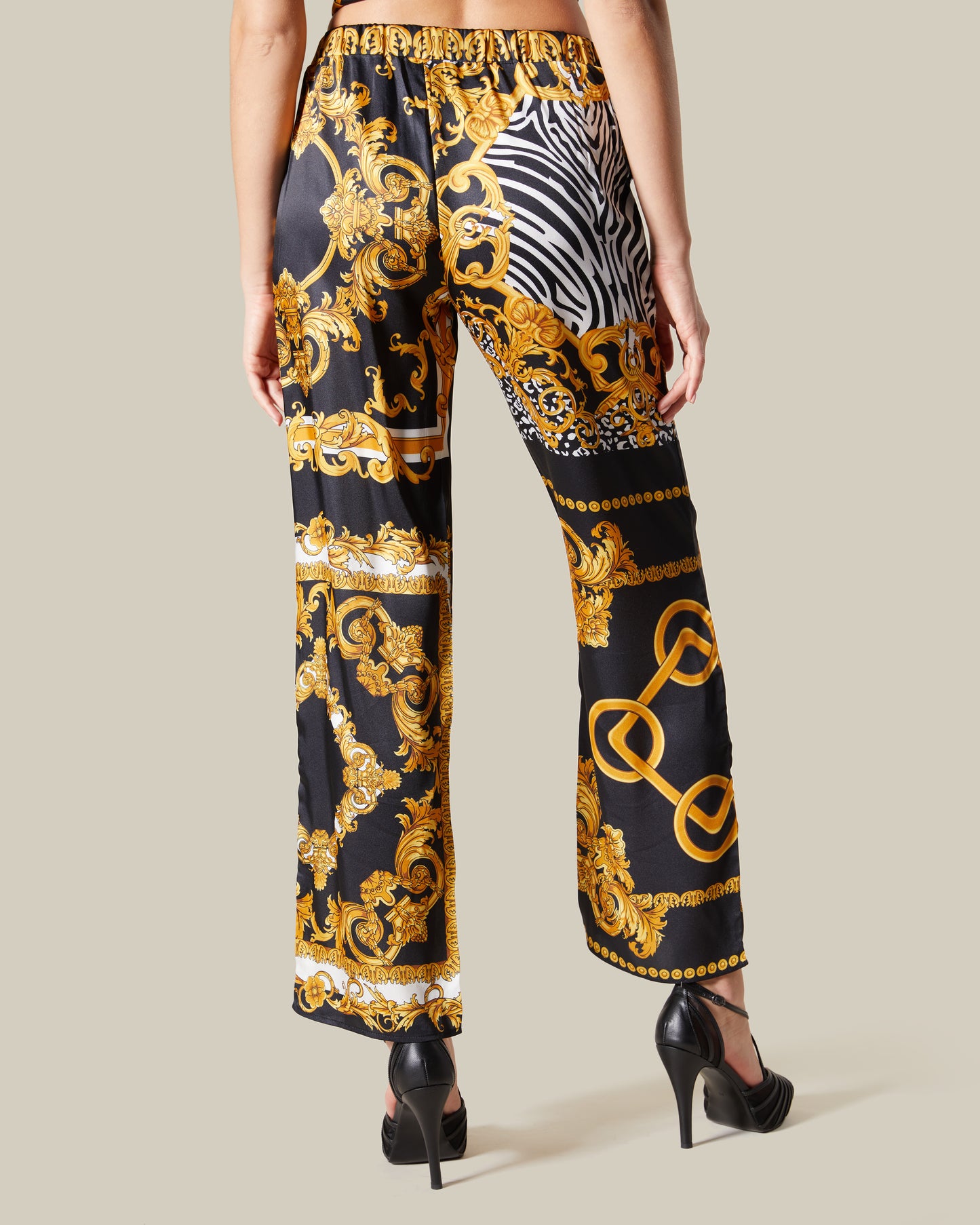 Patchwork Sheeny Trousers