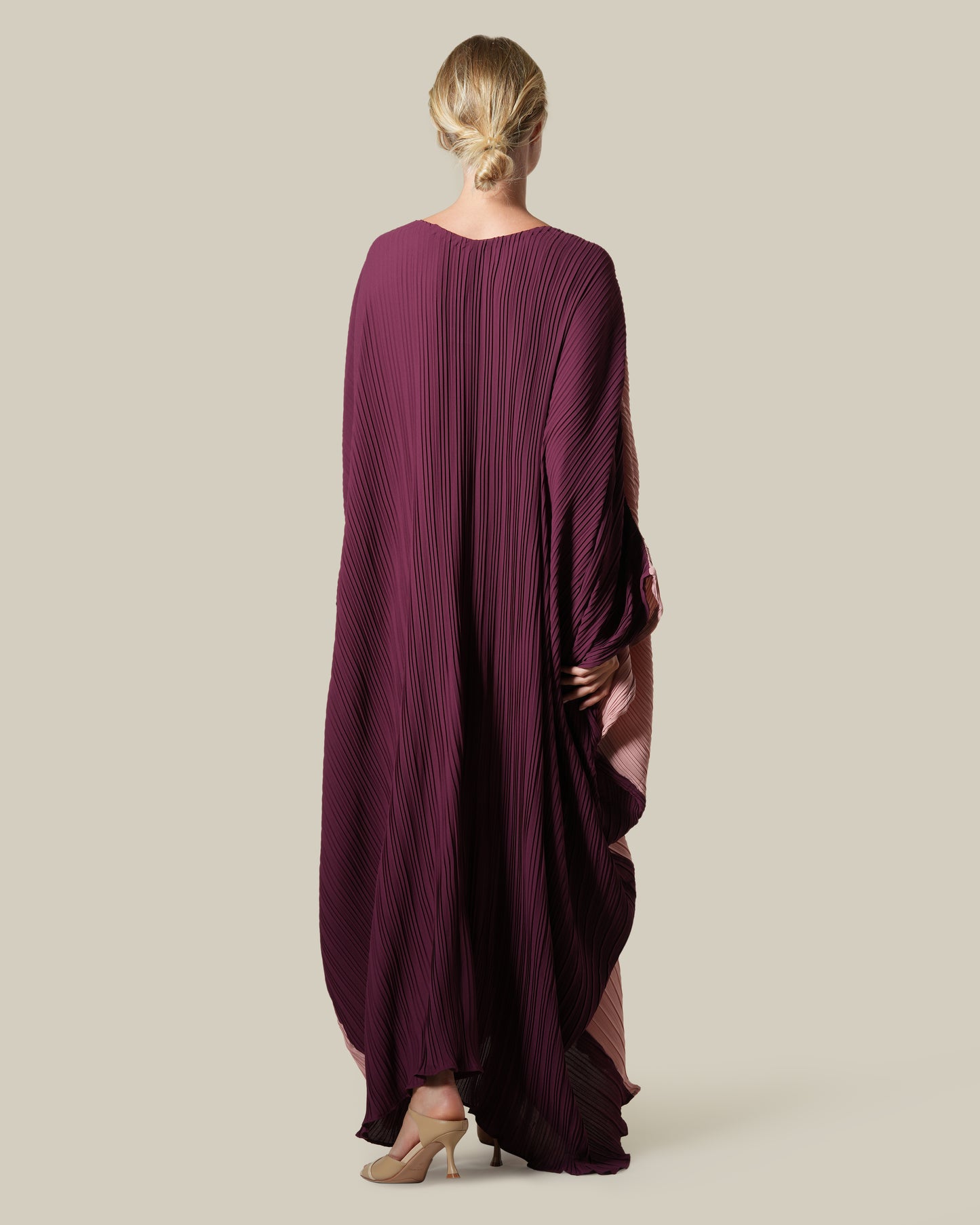 Color Block Plisse Dress