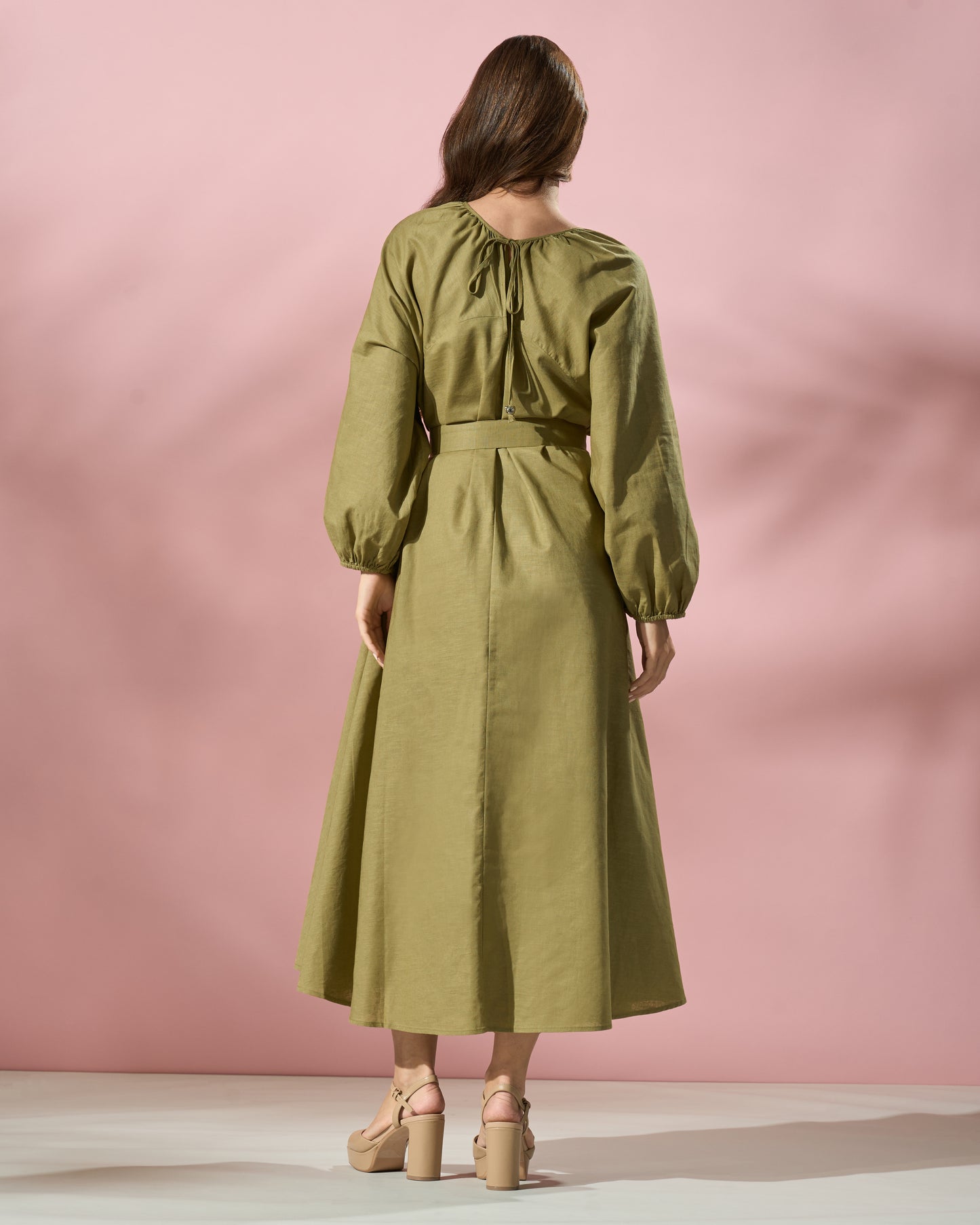 Tie Back Detail Dress