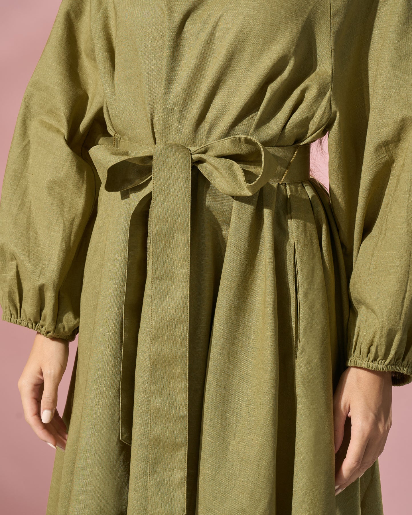 Tie Back Detail Dress