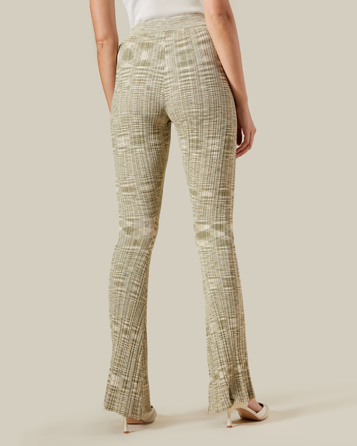 Marble Patterned Knitted Pants