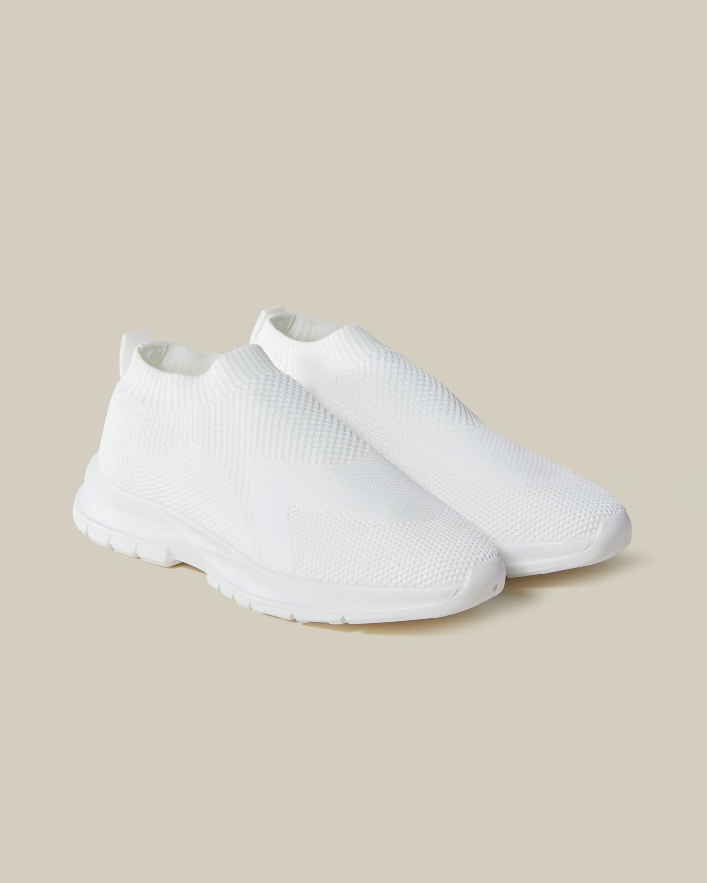 Solid Tone Socklike Trainers