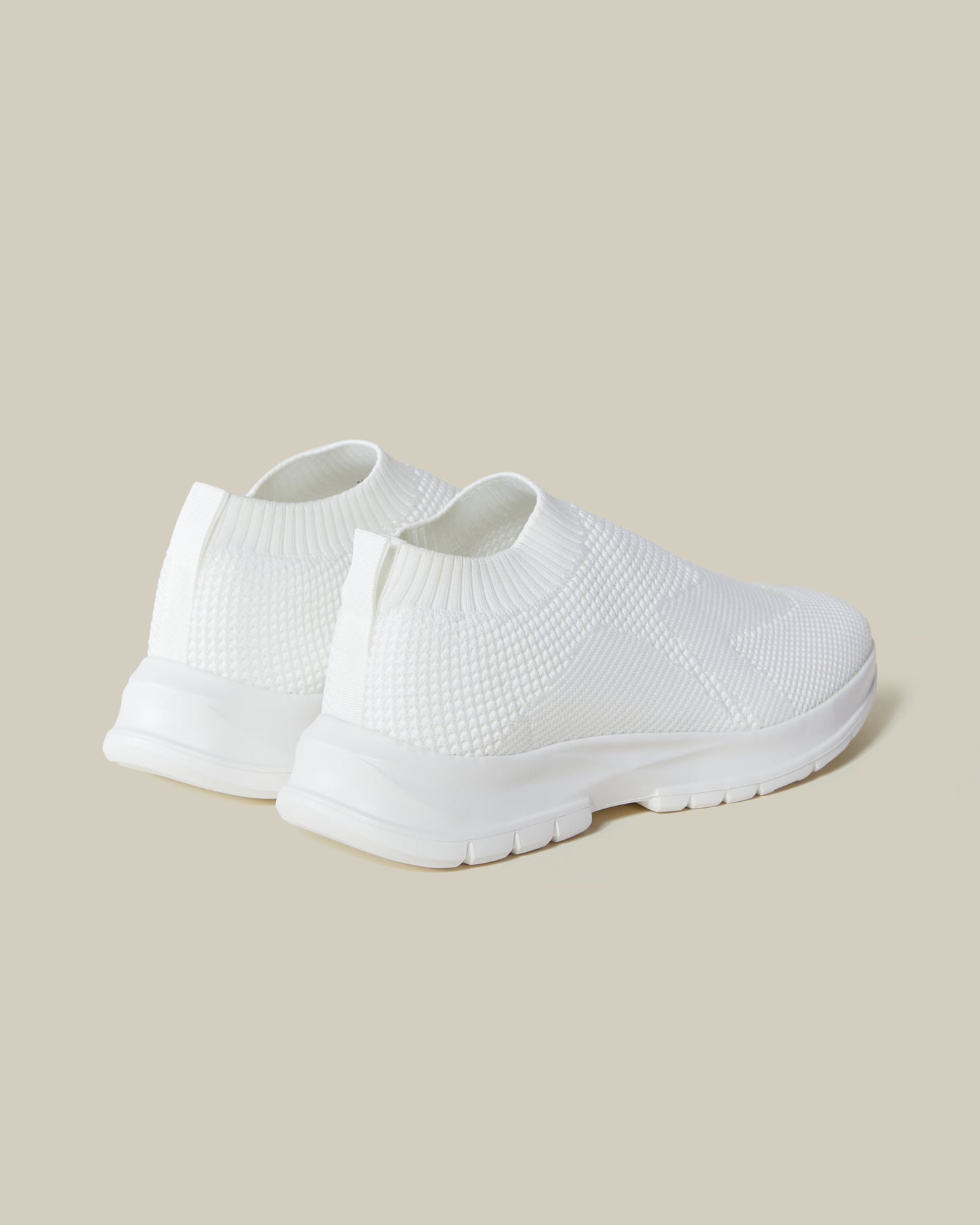 Solid Tone Socklike Trainers