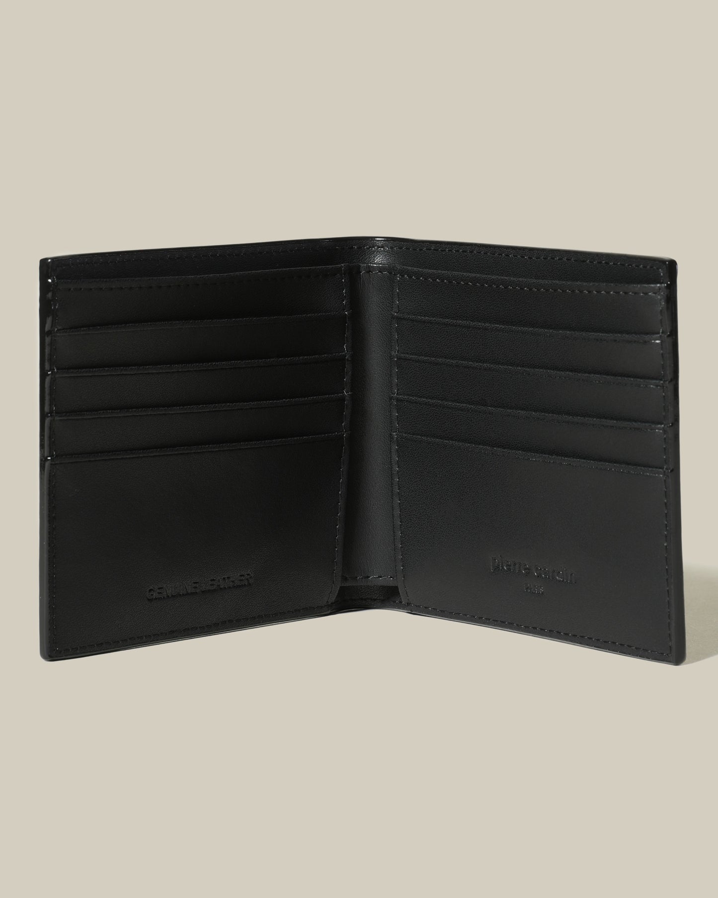 Brand Embellished Bifold Wallet