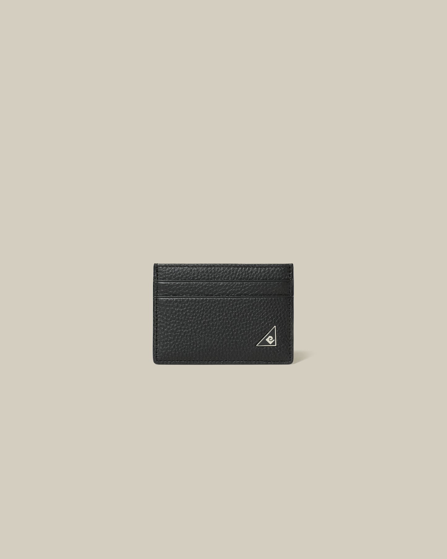 Logo Embellished Card Holder
