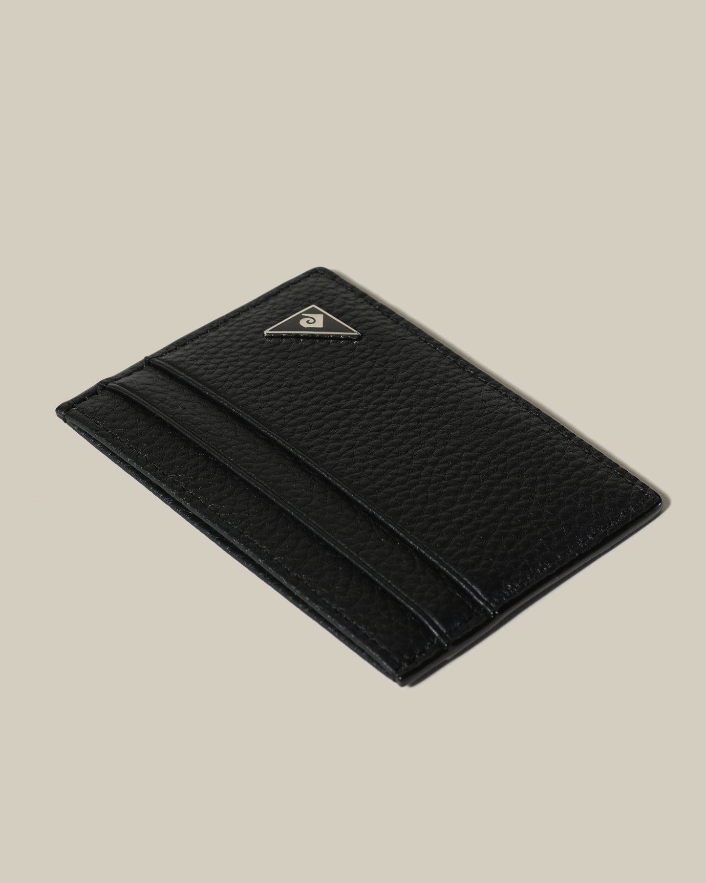 Logo Embellished Card Holder