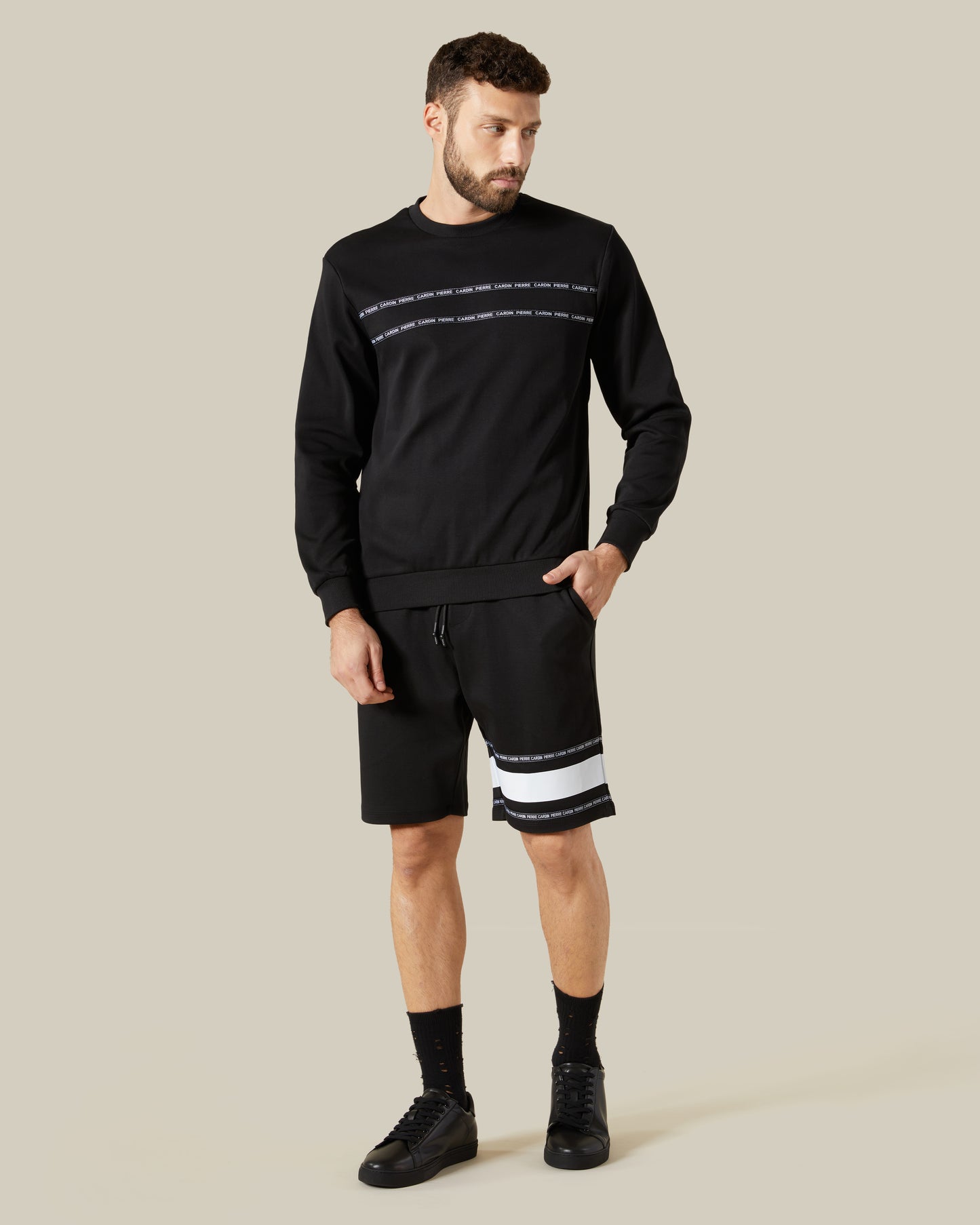 Brand Taped Track Shorts