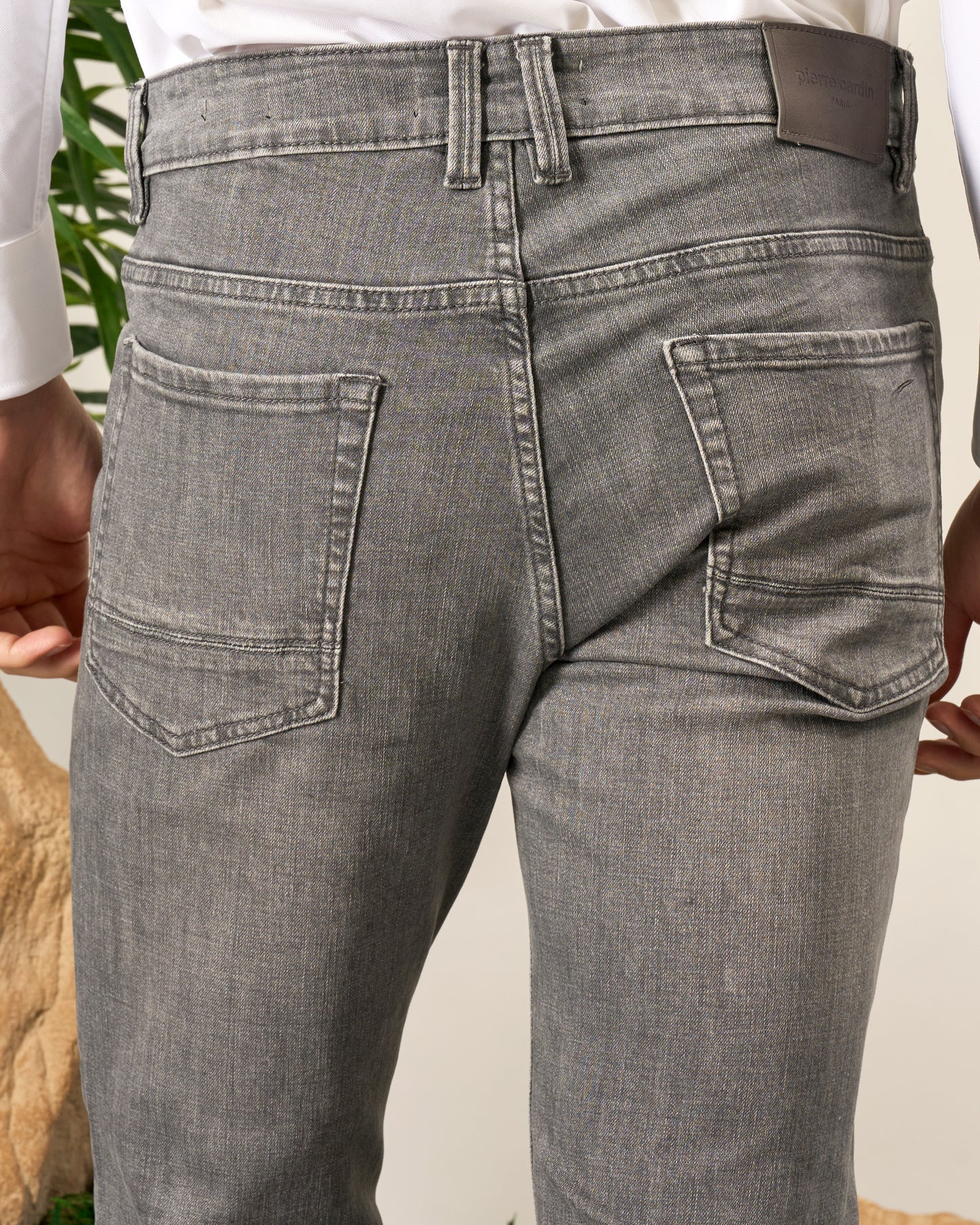 Regular Fit Stretch Denim Jeans
