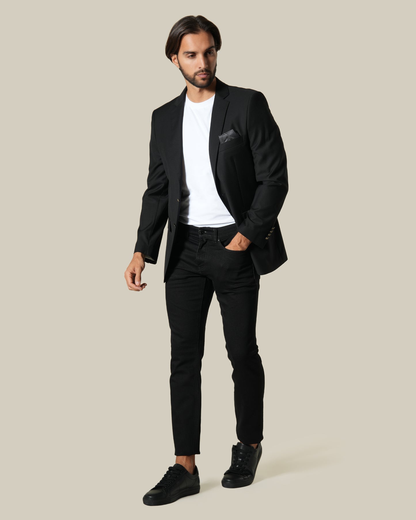Single-Breasted Suit Jacket