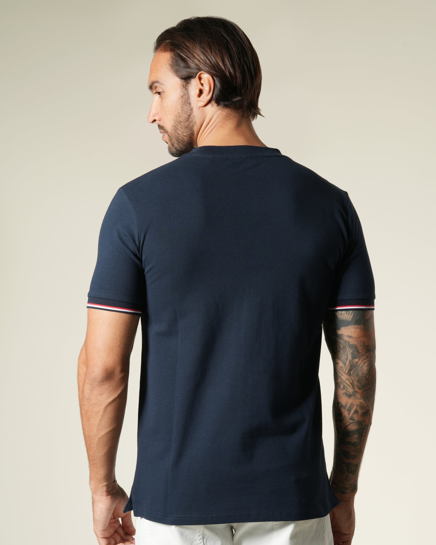 Striped Cuff T-Shirt