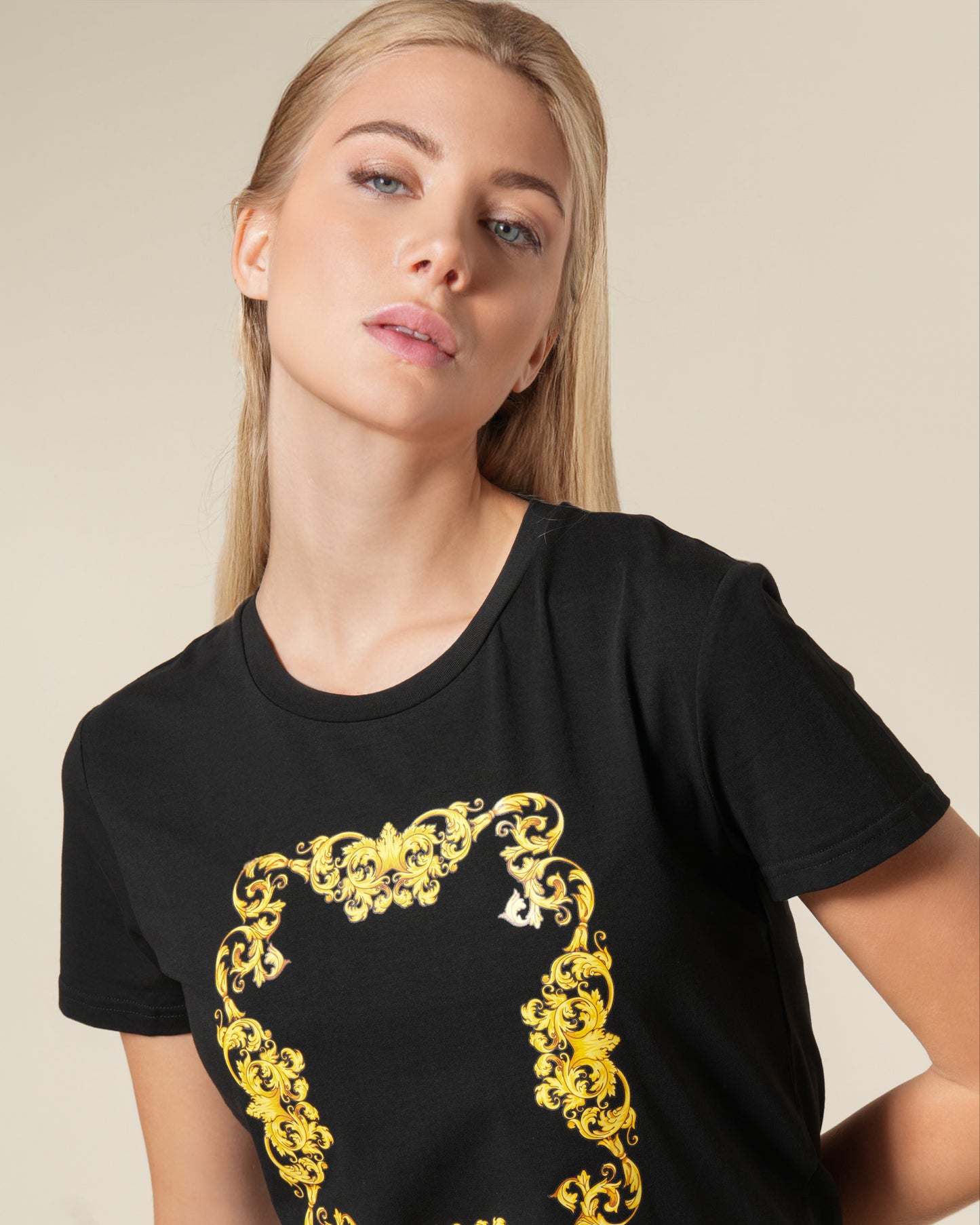 Classic Baroque Print T-Shirt