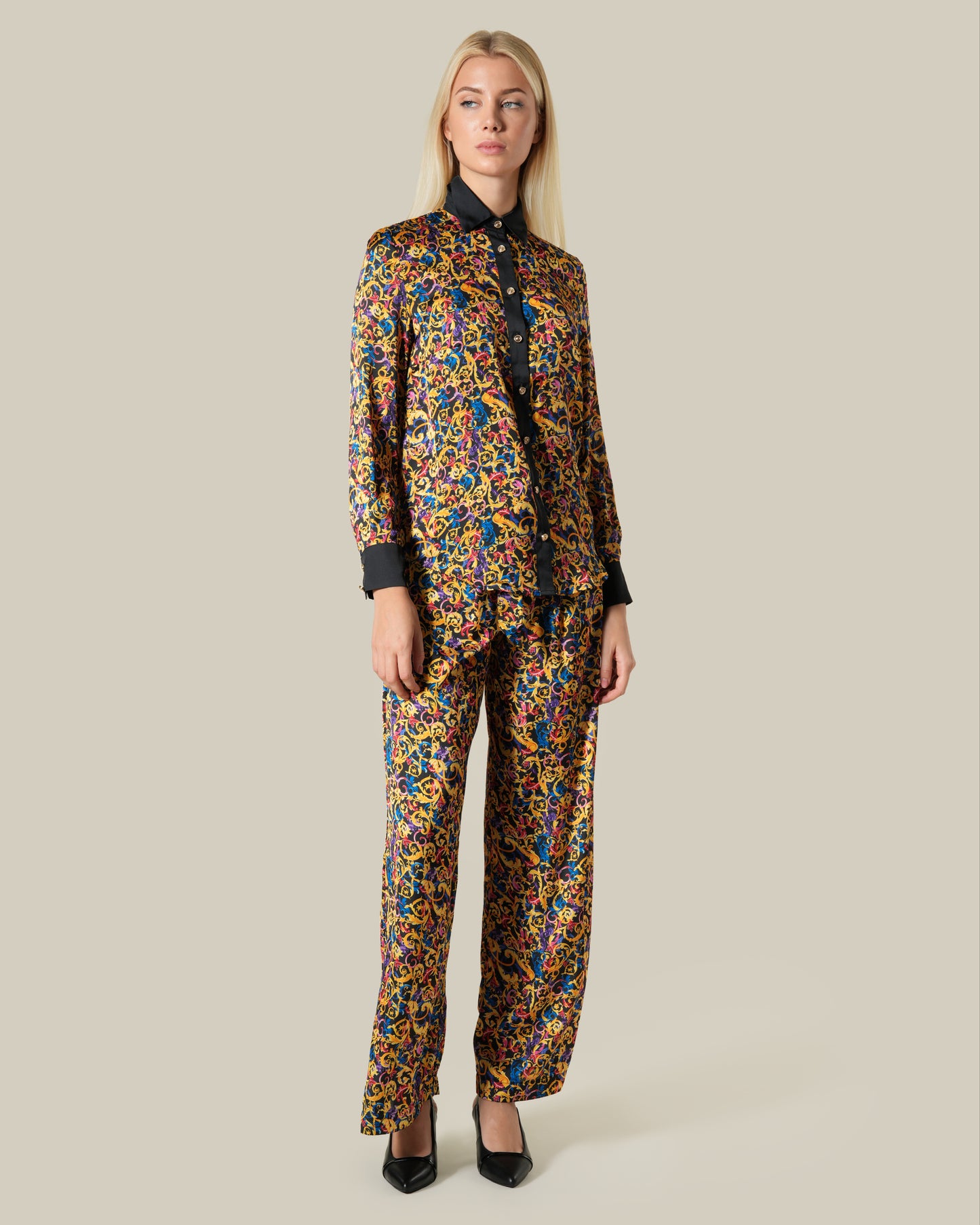 Multicolor Baroque Printed Shirt