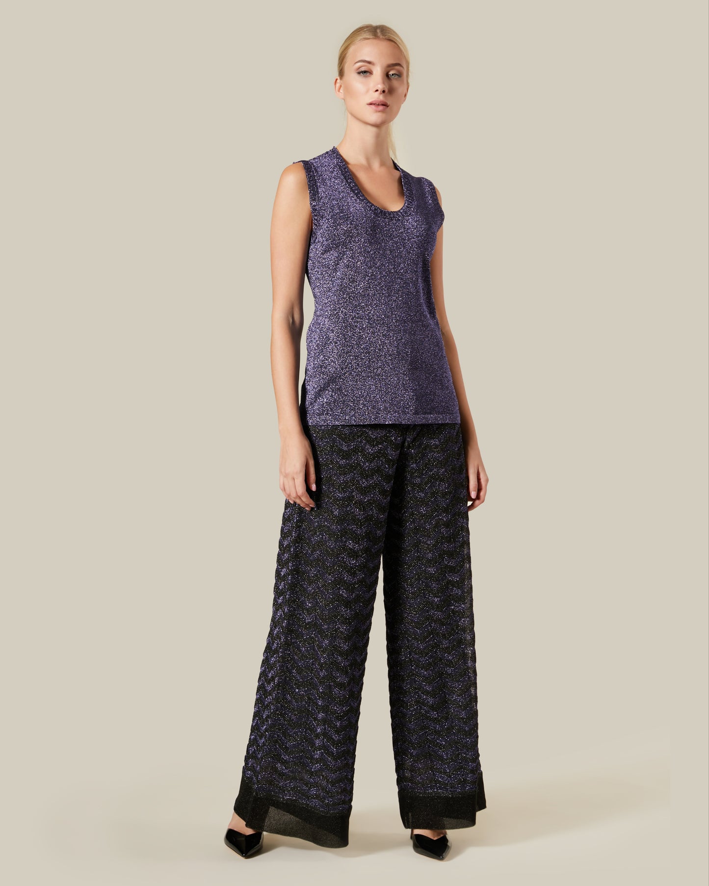 Lurex Knitted Top