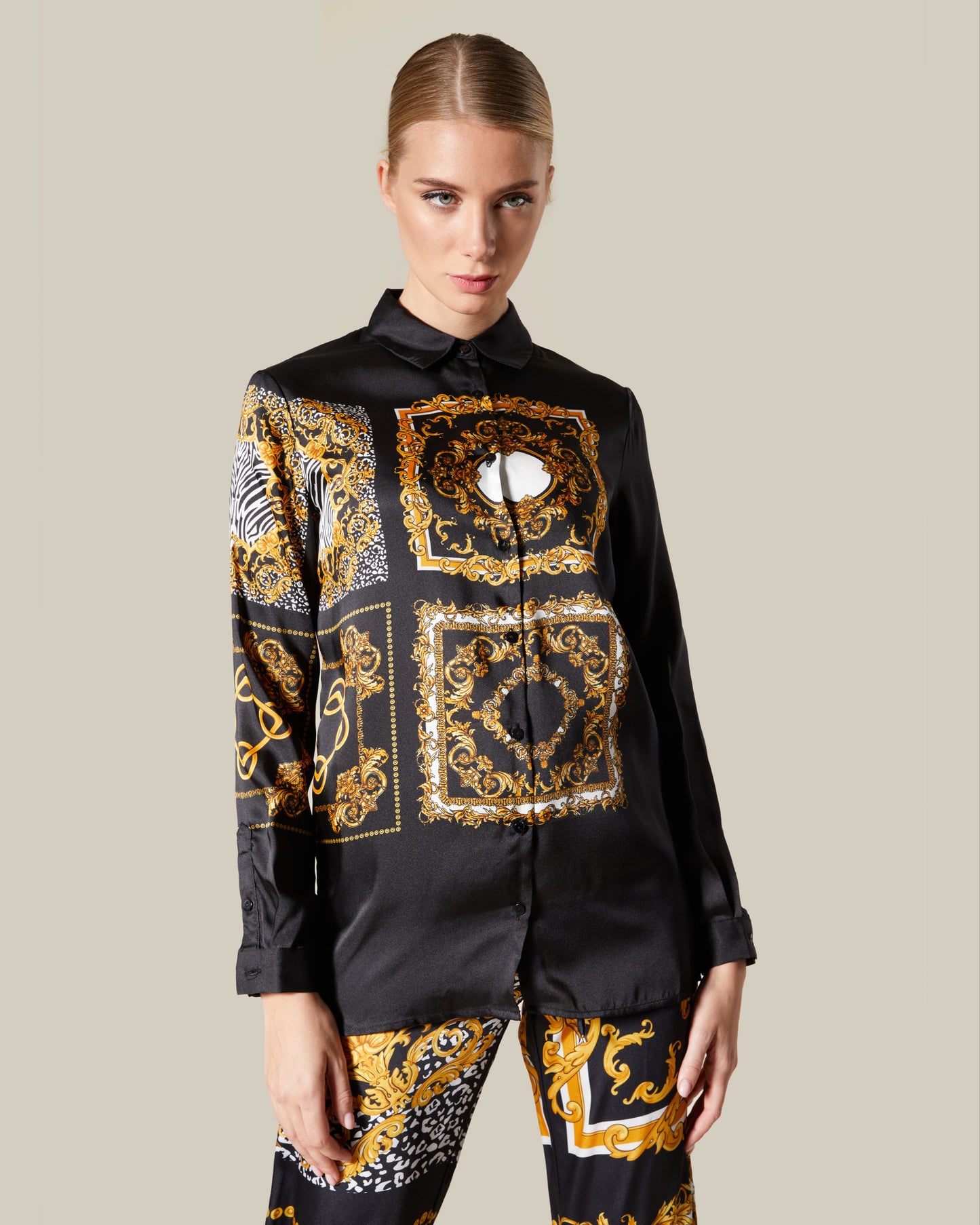 Baroque Patchwork Shirt