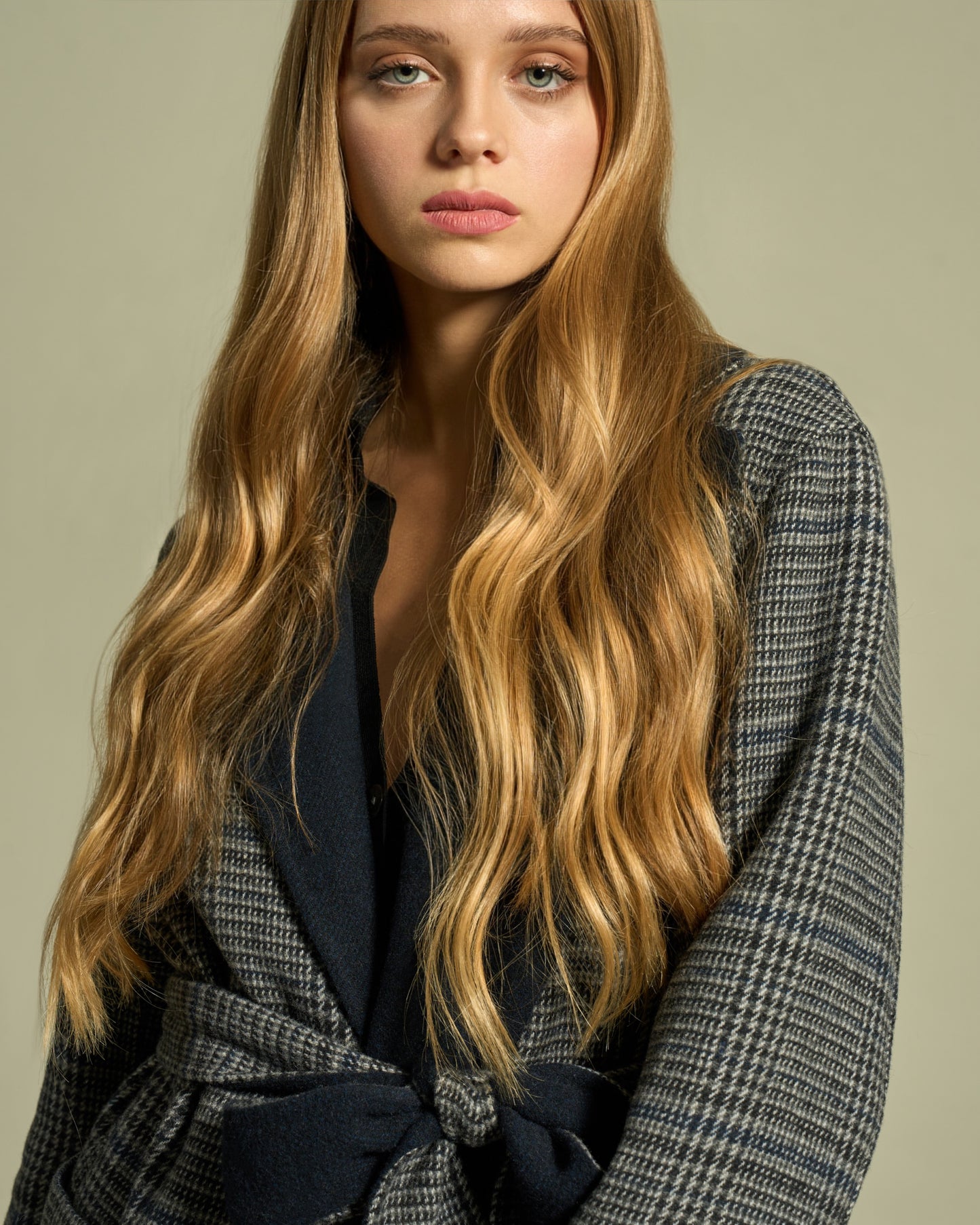 Reversible Plaid Coat