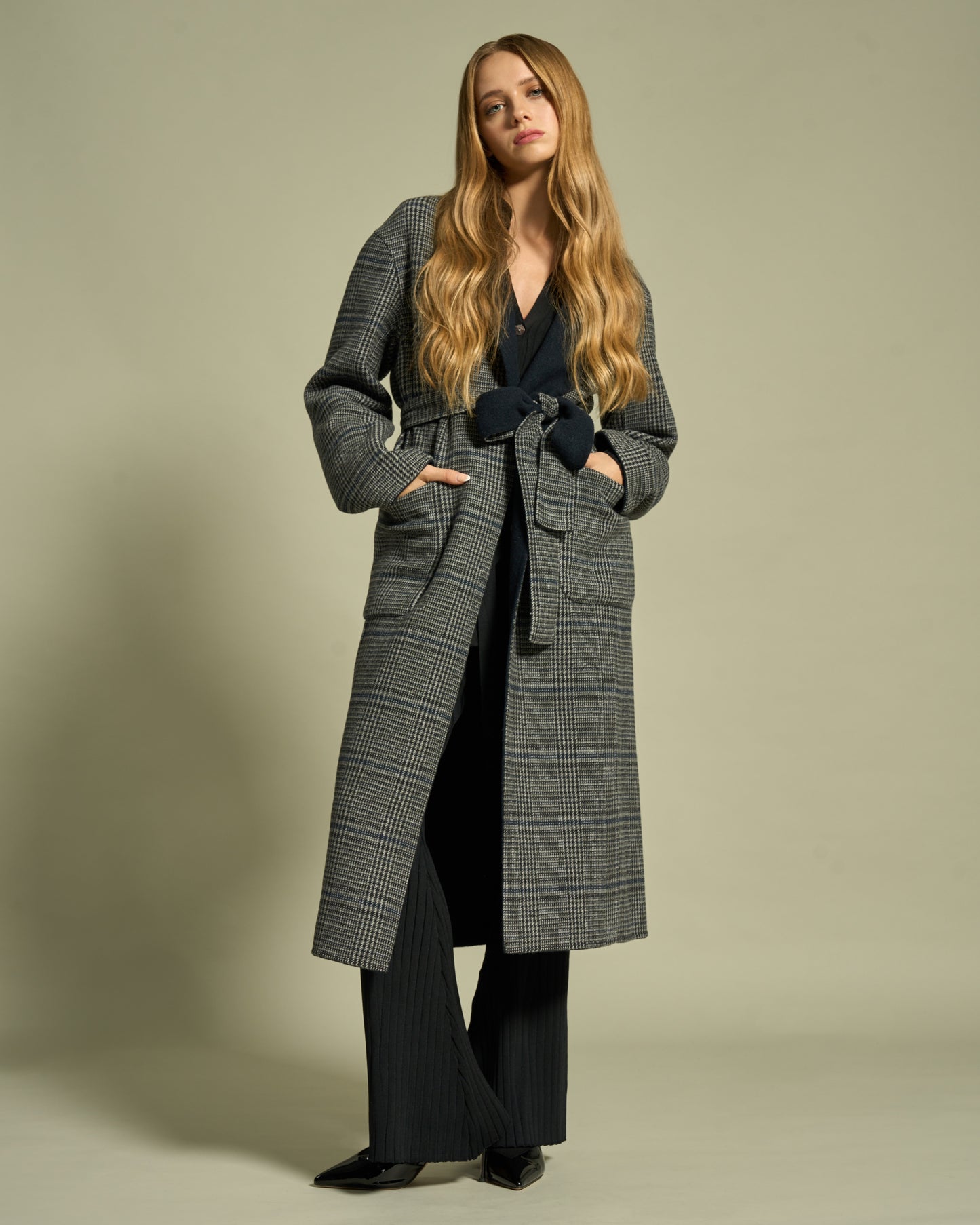 Reversible Plaid Coat
