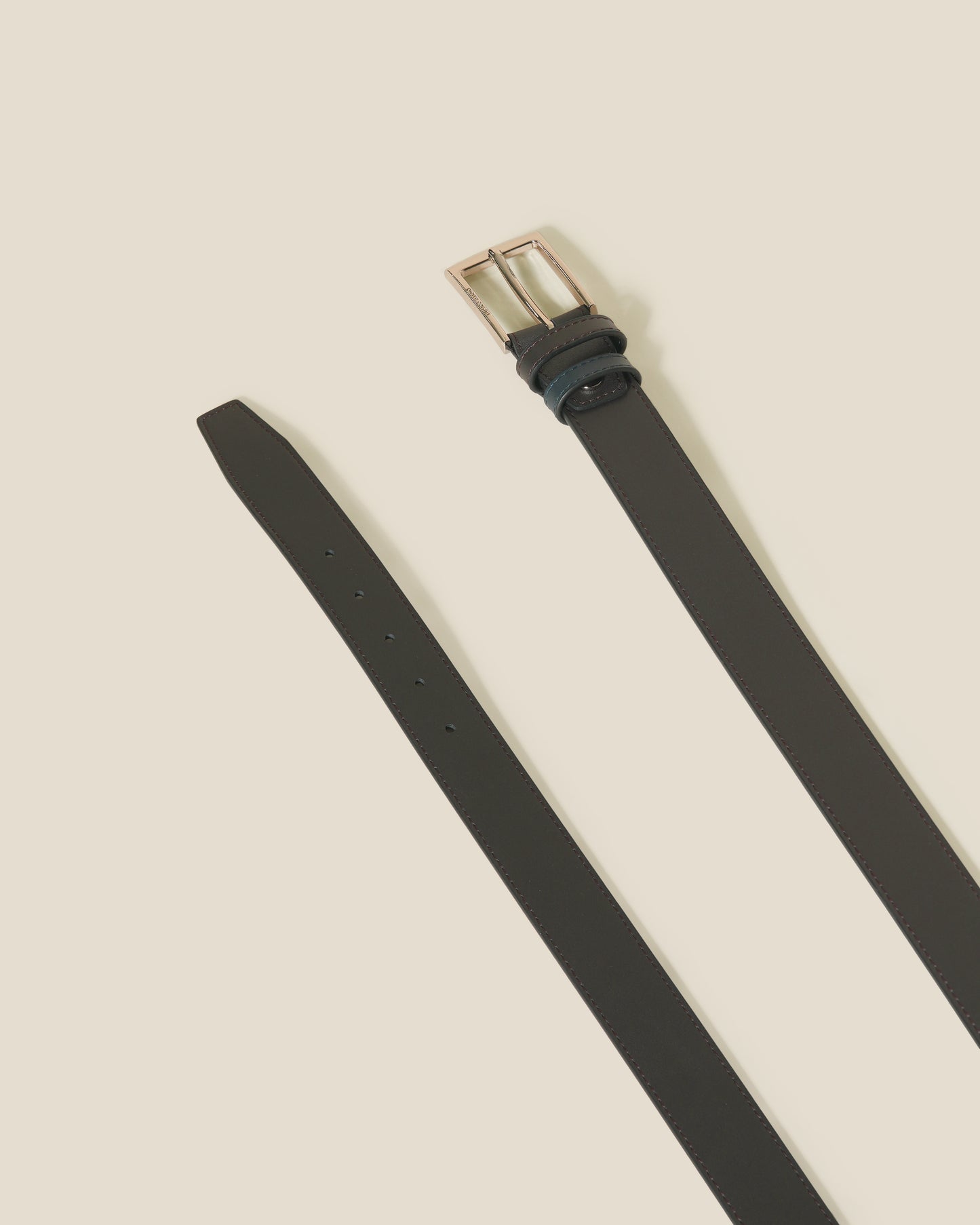 Two-Tone Leather Belt