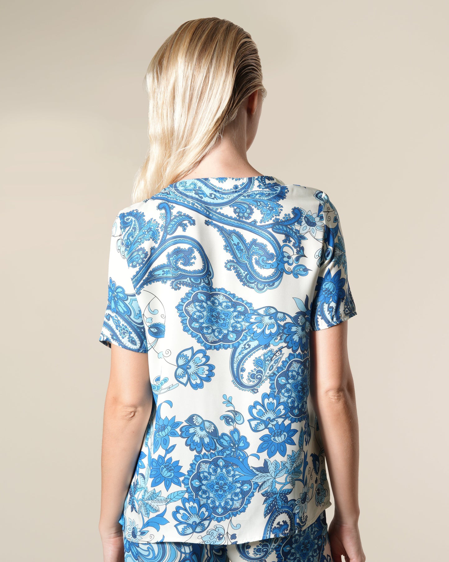 Paisley Print Top