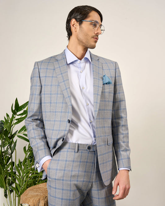 Slim Fit Lightweight Wool Suit