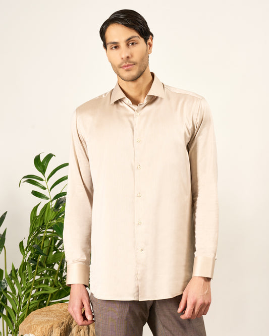 Formal Mercerized Cotton Shirt