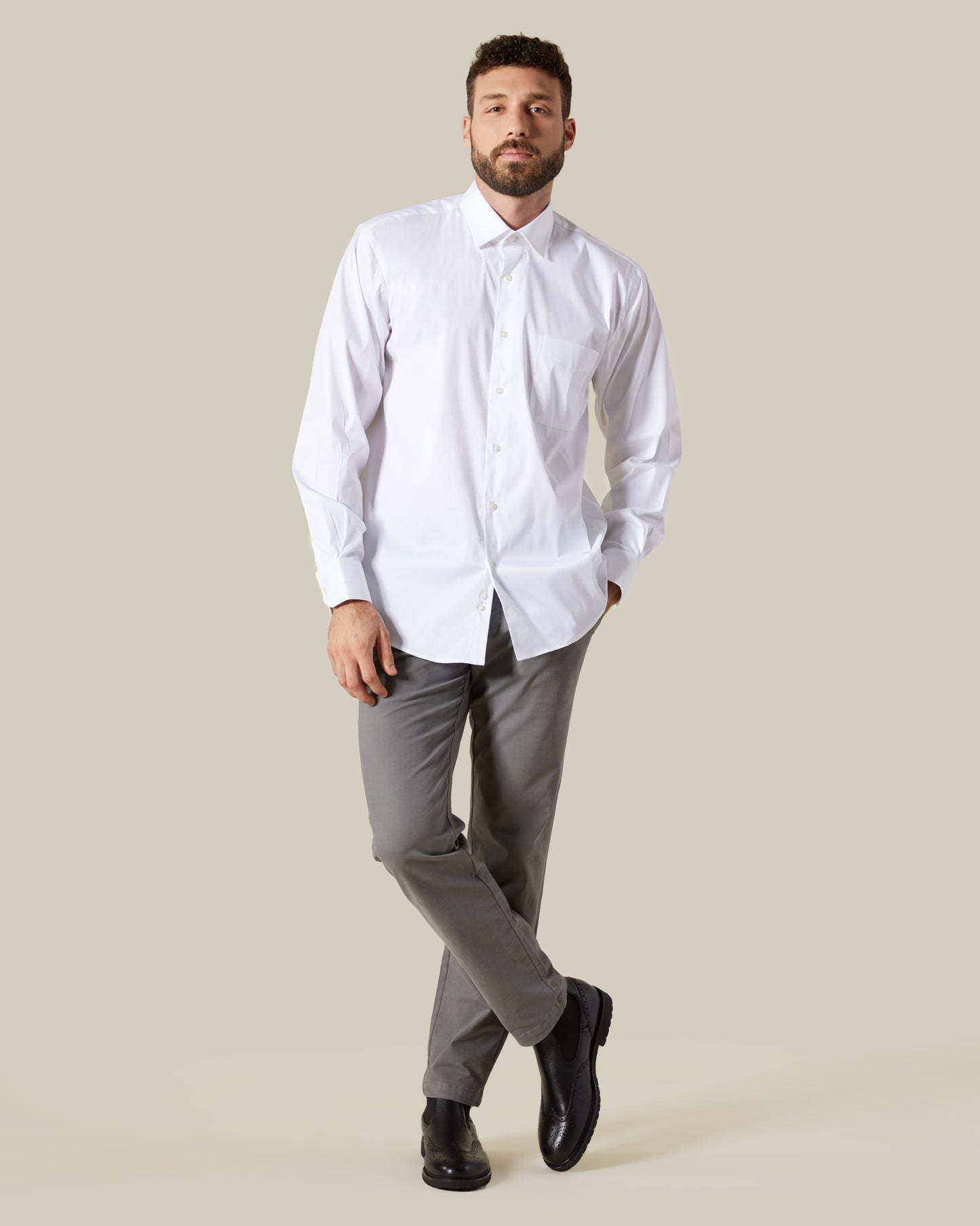 Regular Fit Pocket Shirt